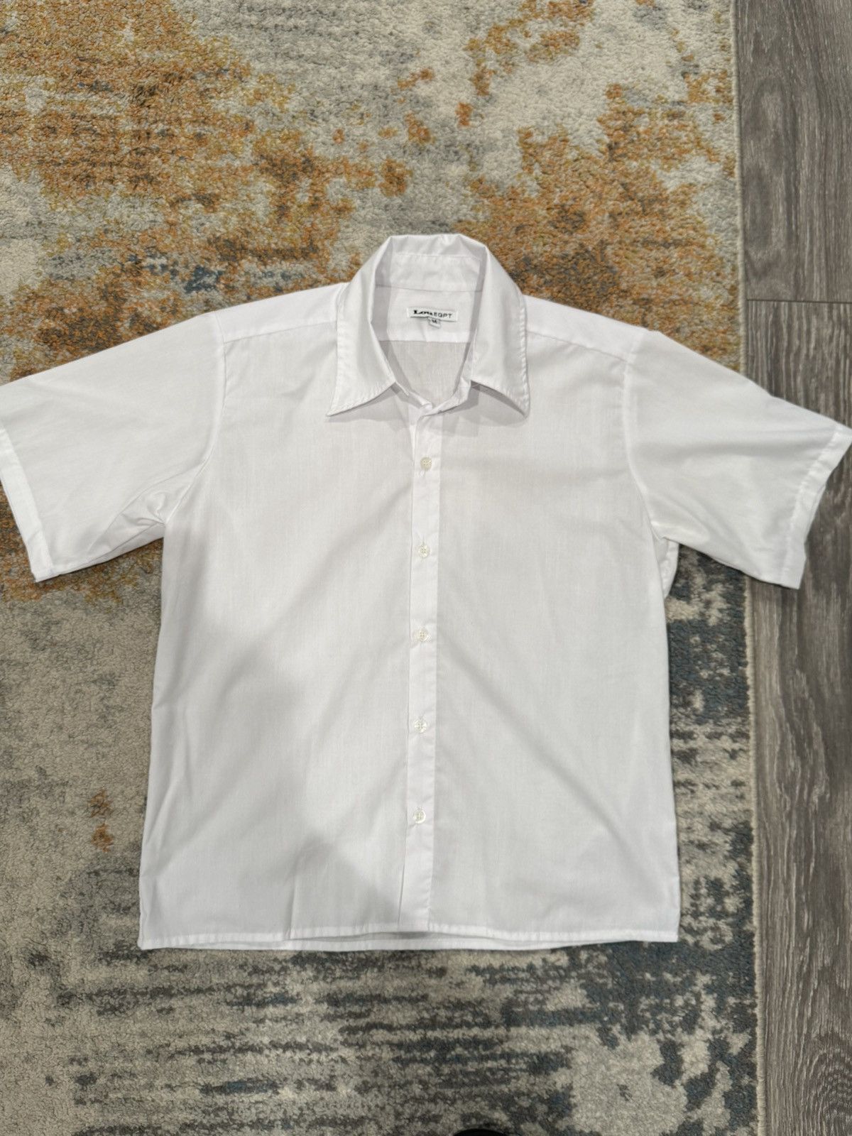 Other Lou Eqpt Button-Up White Short Sleeve Shirt Size US M / EU 48-50 / 2 - 1 Thumbnail