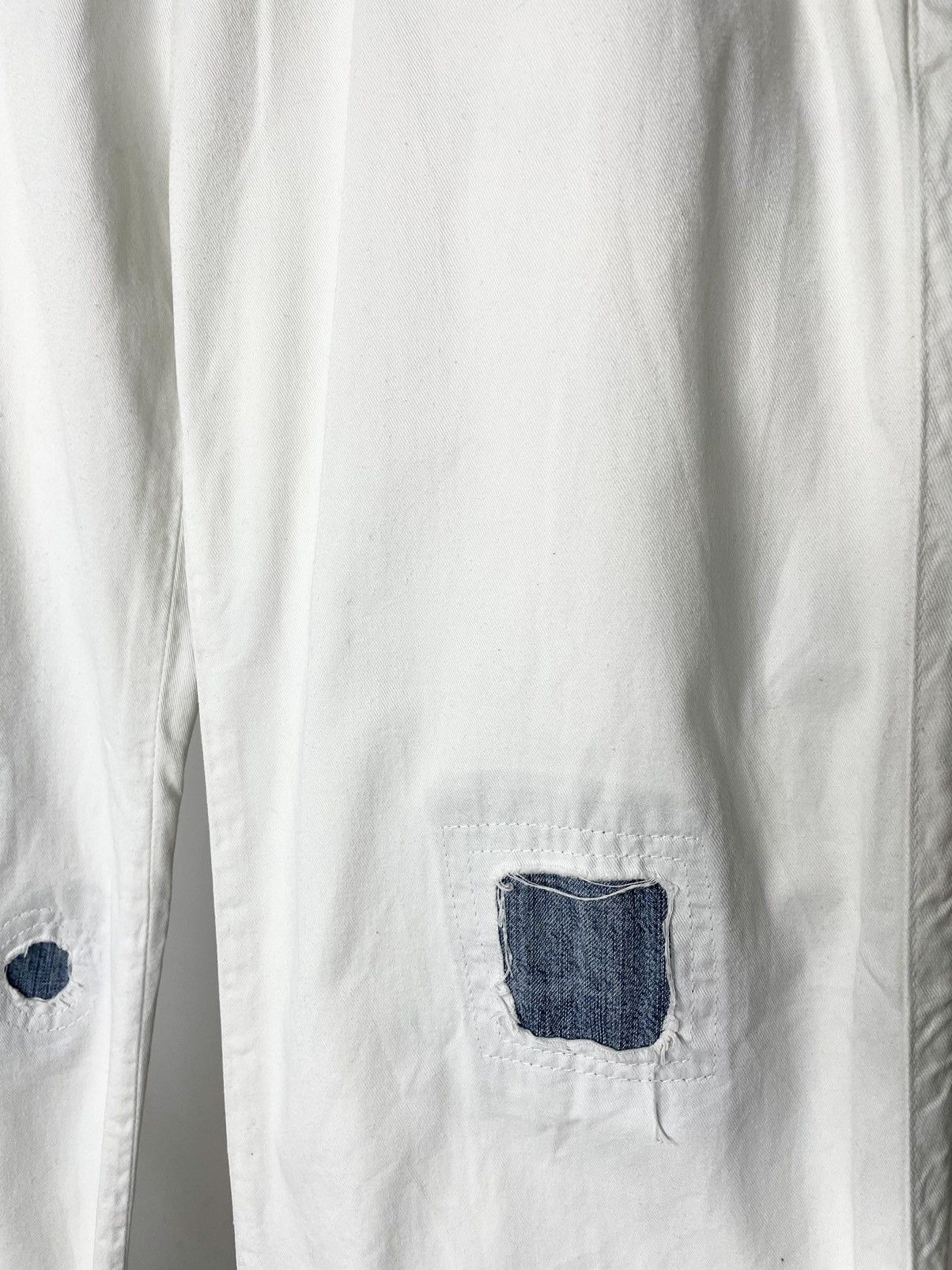 Diesel Diesel Vintage Patchwork White Denim Reworked Jeans Pants Size US 34 / EU 50 - 9 Thumbnail