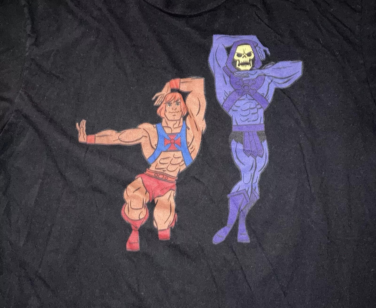 American Apparel × Designer He-Man and Skeleton Vogue Cartoon Long sleeve Shirt Men’s M Size US M / EU 48-50 / 2 - 2 Thumbnail