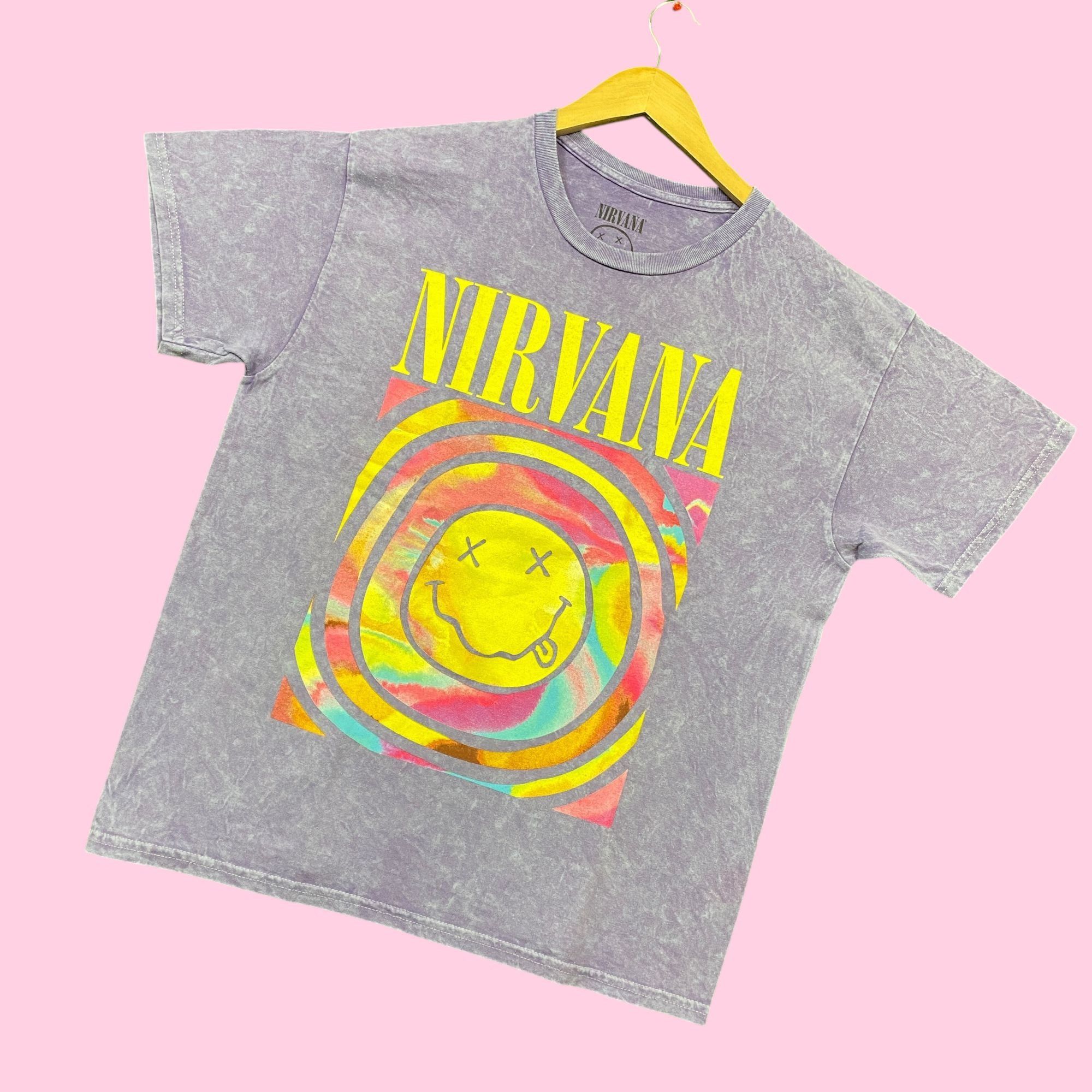 Nirvana Nirvana Nevermind Mineral Wash Grunge Band Tee L Size US L / EU 52-54 / 3 - 3 Thumbnail