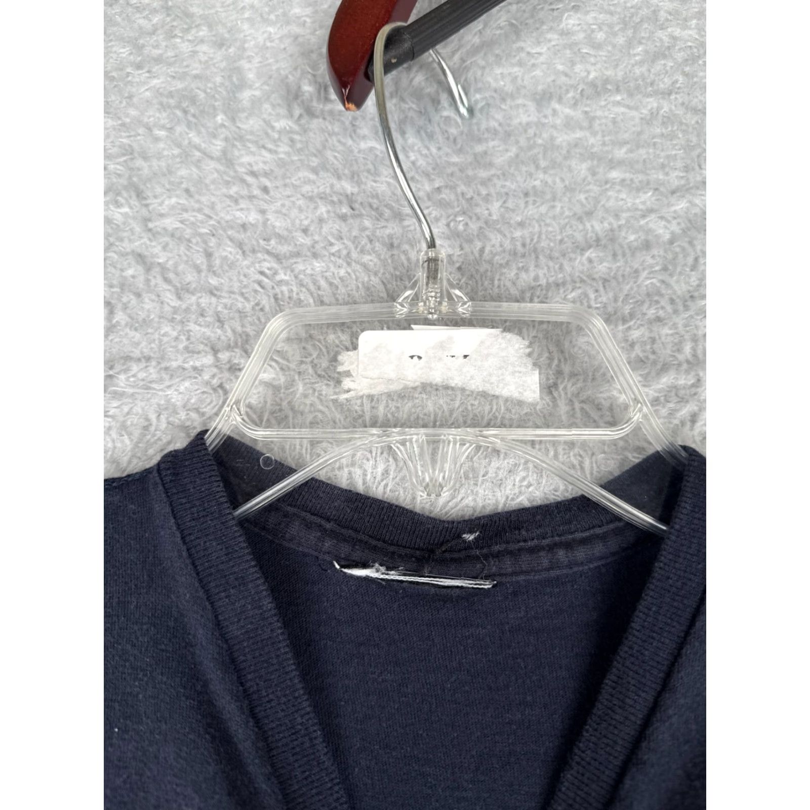 Vintage VINTAGE Polo Jeans Shirt Mens XS Blue V-Neck Short Sleeve 100% Cotton Knit Embroidered Logo Mens Golf American Classic 90s Sports Size US XS / EU 42 / 0 - 7 Thumbnail