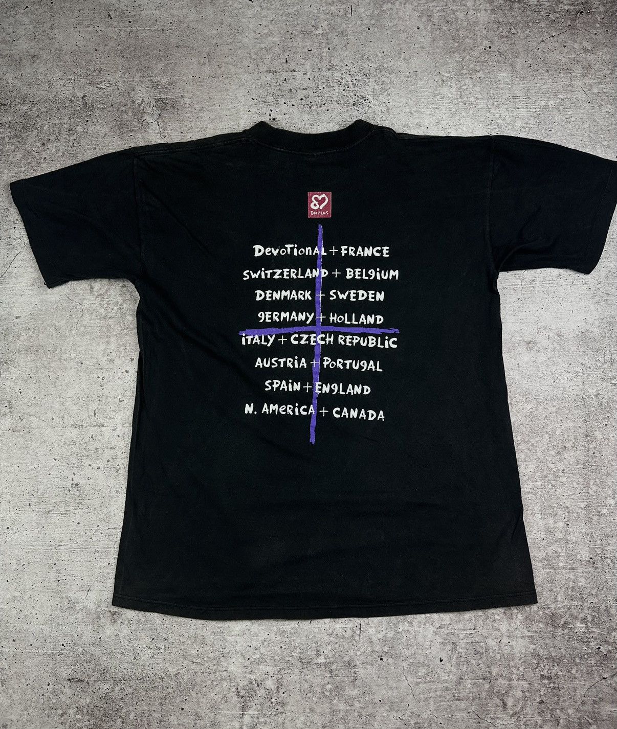 Band Tees 1993 Depeche Mode Vintage Crew Neck Tour Tee Size US XL / EU 56 / 4 - 16 Thumbnail