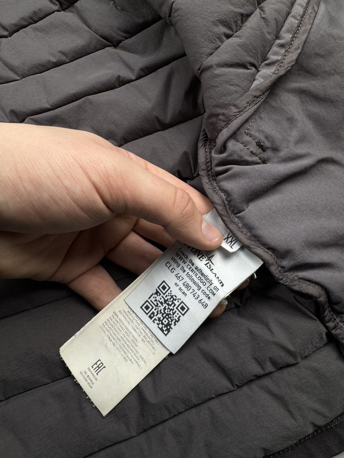 Stone Island × Vintage STONE ISLAND PUFFER DOWN OVERSIZE CASUAL JACKER Size US XXL / EU 58 / 5 - 12 Thumbnail