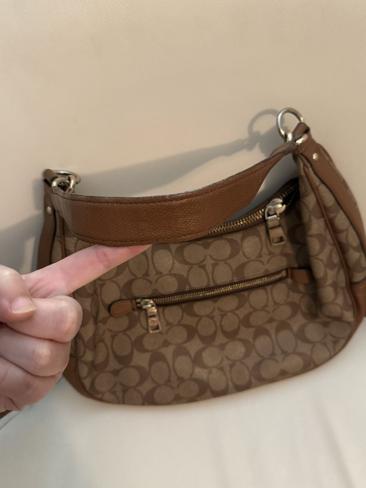Coach COACH HARLEY EAST/WEST HOBO IN SIGNATURE shoulder bag Size ONE SIZE - 9 Thumbnail
