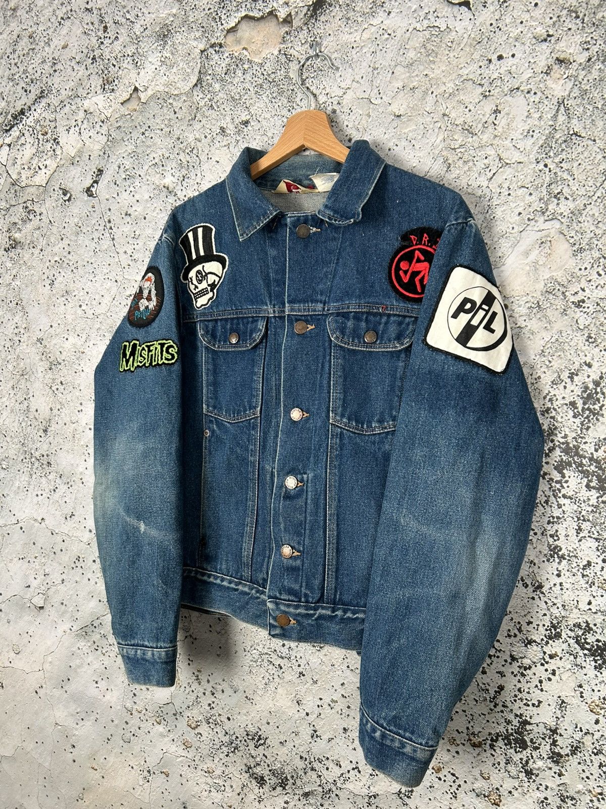 Band Tees Vintage 90s Punk Rock Denim Jacket Jeans Avantgarde Metal Size US M / EU 48-50 / 2 - 3 Thumbnail