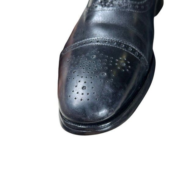 Brooks Brothers Brooks Brothers Peal & Co Made in England Black Leather Oxfo Size US 10 / EU 43 - 8 Thumbnail