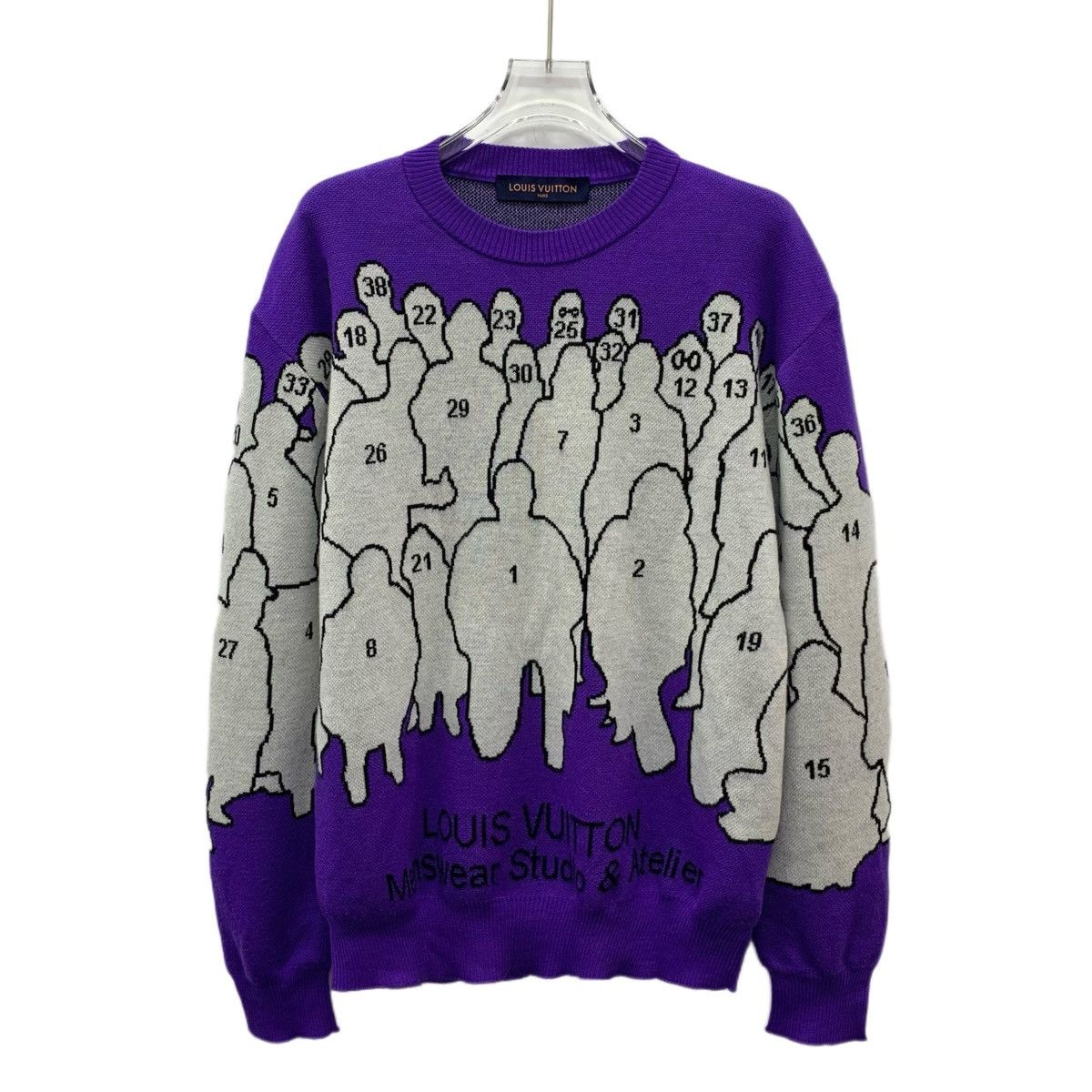 Louis Vuitton Louis Vuitton Wool Long Sleeve Knit Sweater K26WX Size US M / EU 48-50 / 2 - 1 Thumbnail