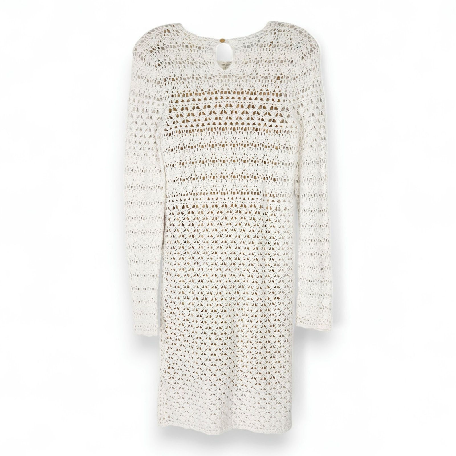 Michael Kors NWOT Michael Kors Crocheted White Bodycon Dress XS Cottage Size XS / US 0-2 / IT 36-38 - 2 Thumbnail