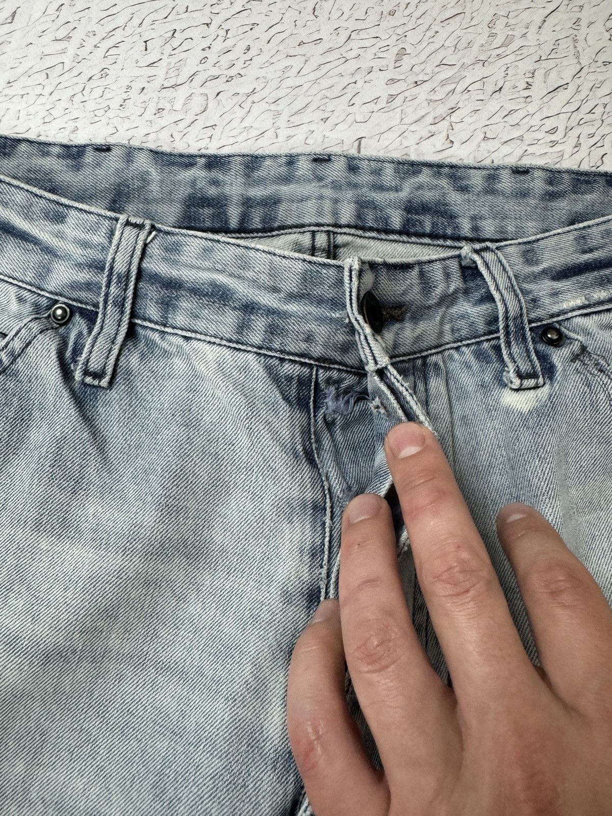 G-Star G-Star Raw Elwood vintage light blue double knee denim jeans Size US 32 / EU 48 - 11 Thumbnail