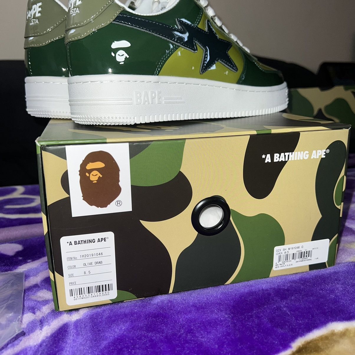 Bape Bapesta Color Camo Combo Size US 8.5 / EU 41-42 - 5 Thumbnail