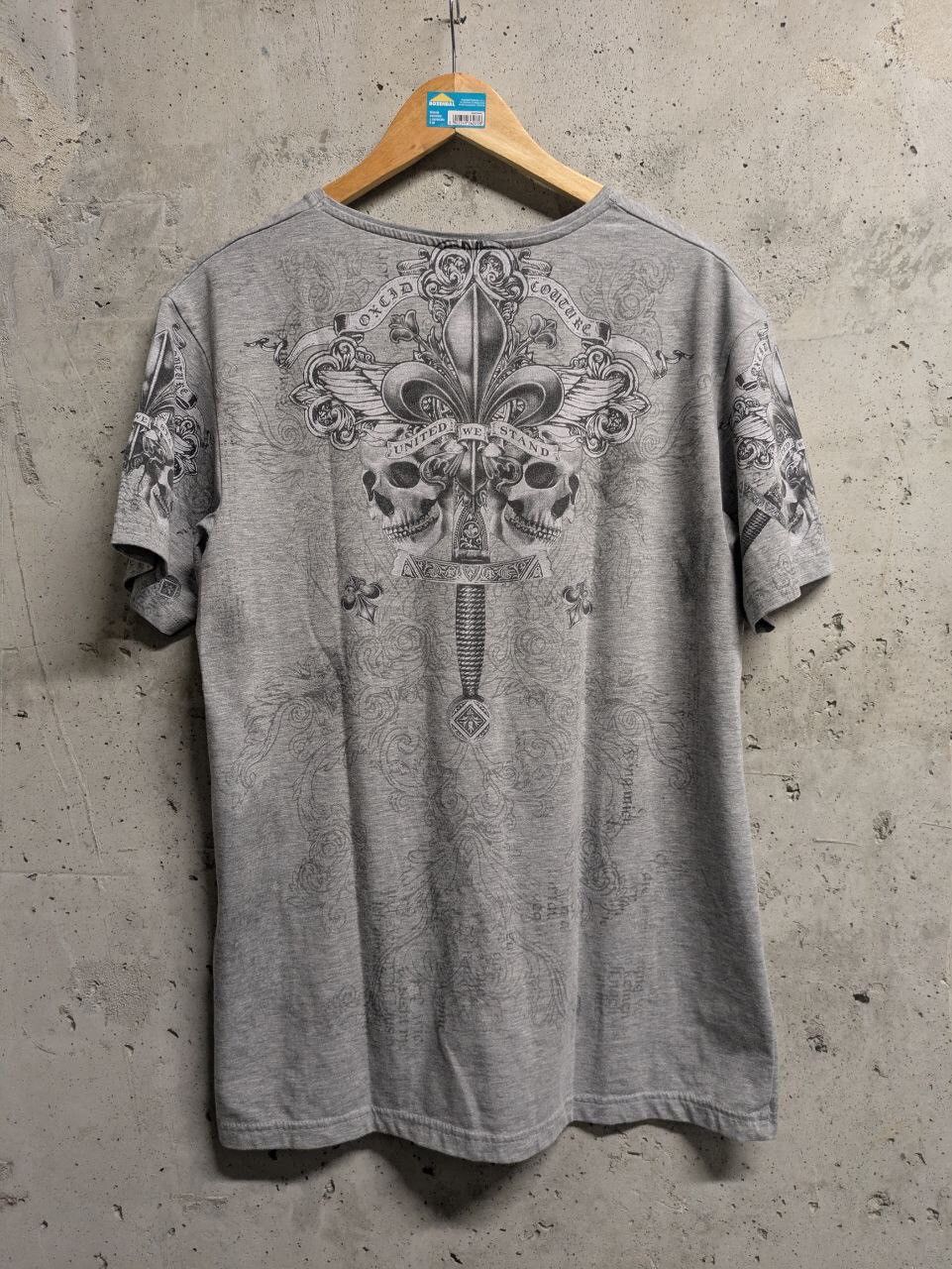 Affliction Sculls rhinestone shirt y2k affliction style Size US XL / EU 56 / 4 - 7 Thumbnail