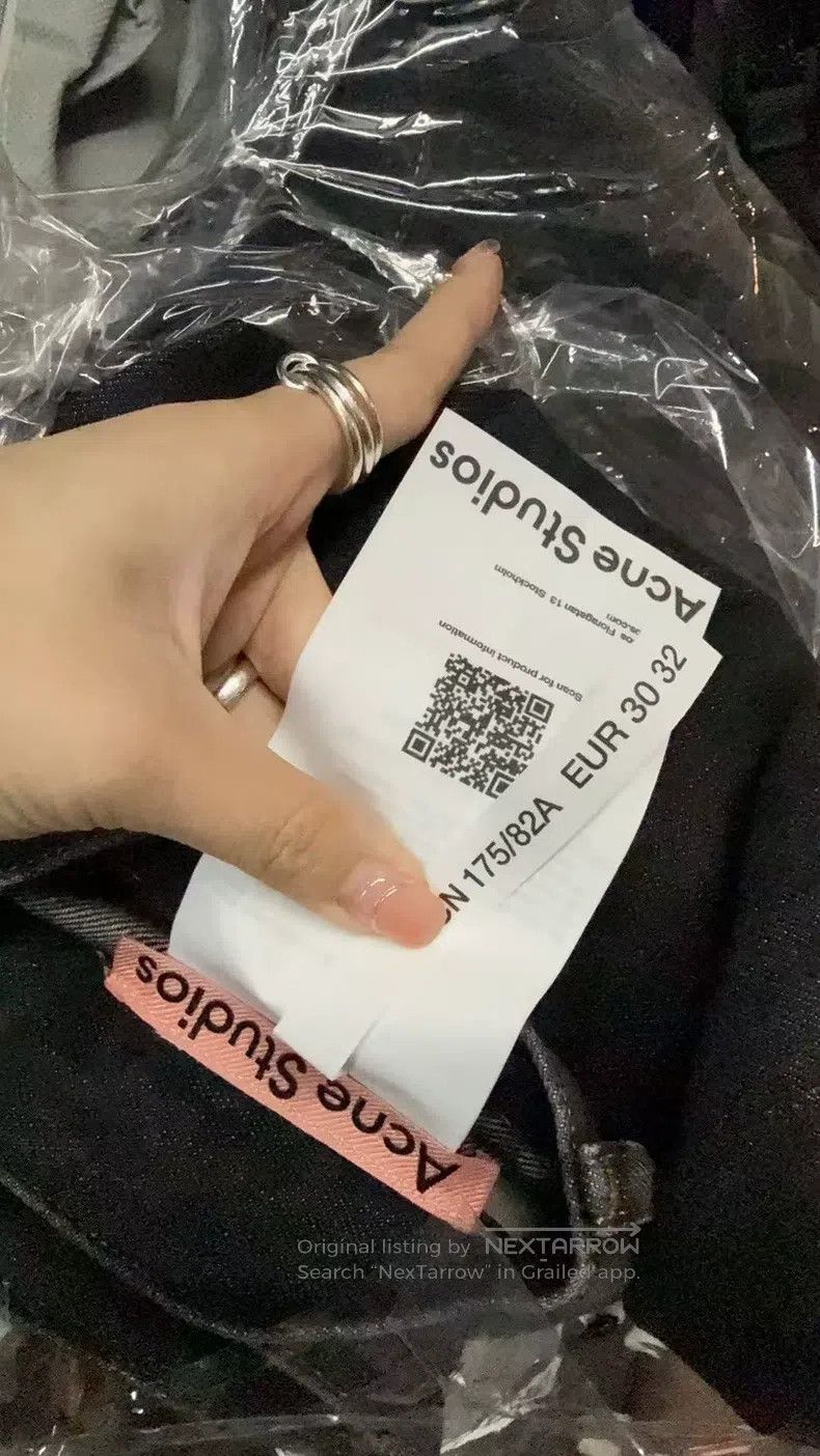 Acne Studios Acne Studios Saber Denim Pants Size US 30 / EU 46 - 2 Thumbnail
