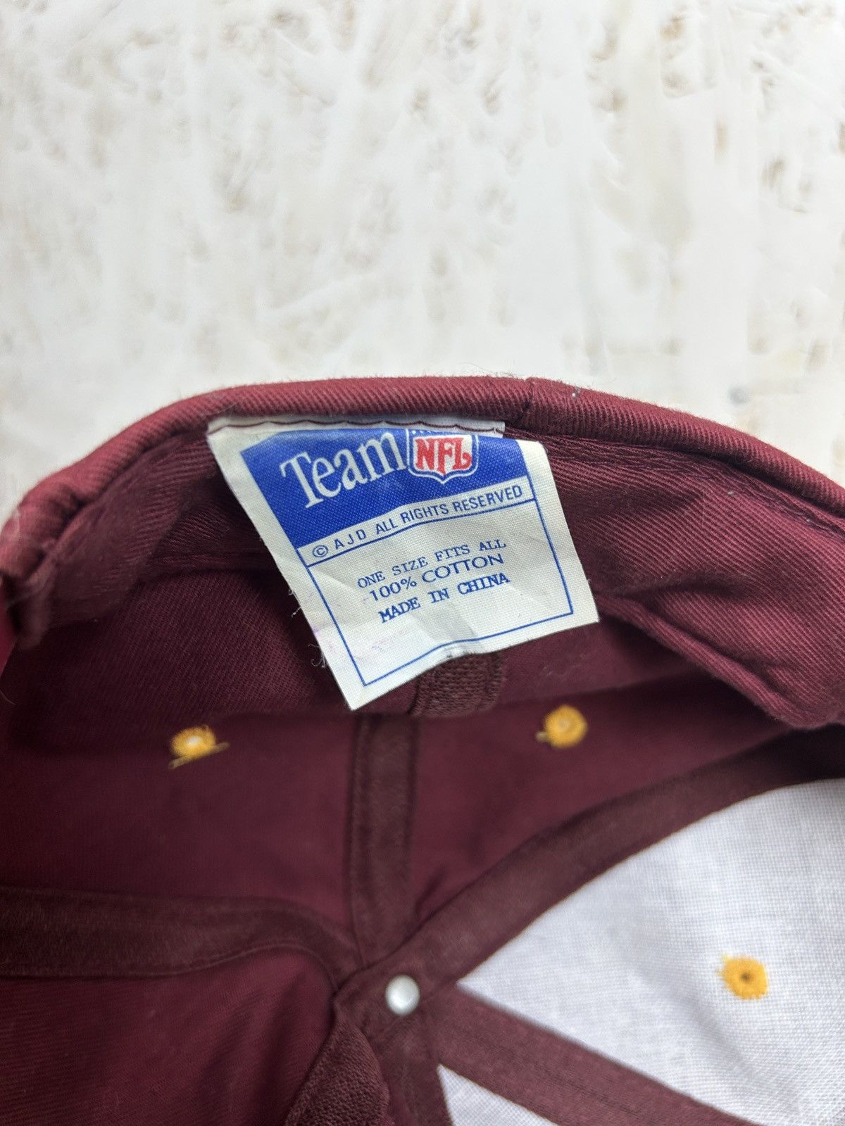 NFL 90s NFL Washington Redskins Red Cap Hat OS Size ONE SIZE - 8 Thumbnail