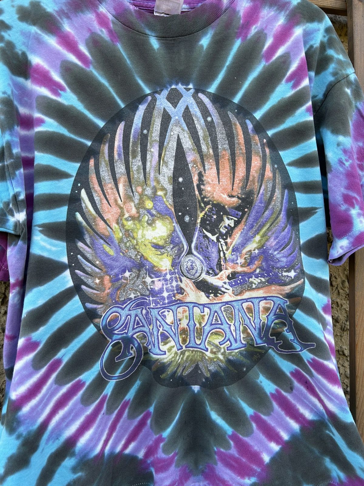 Band Tees × Vintage ‘90s Rare Carlos Santana Embrace Your Absoluteness Shirt Size US XL / EU 56 / 4 - 2 Thumbnail