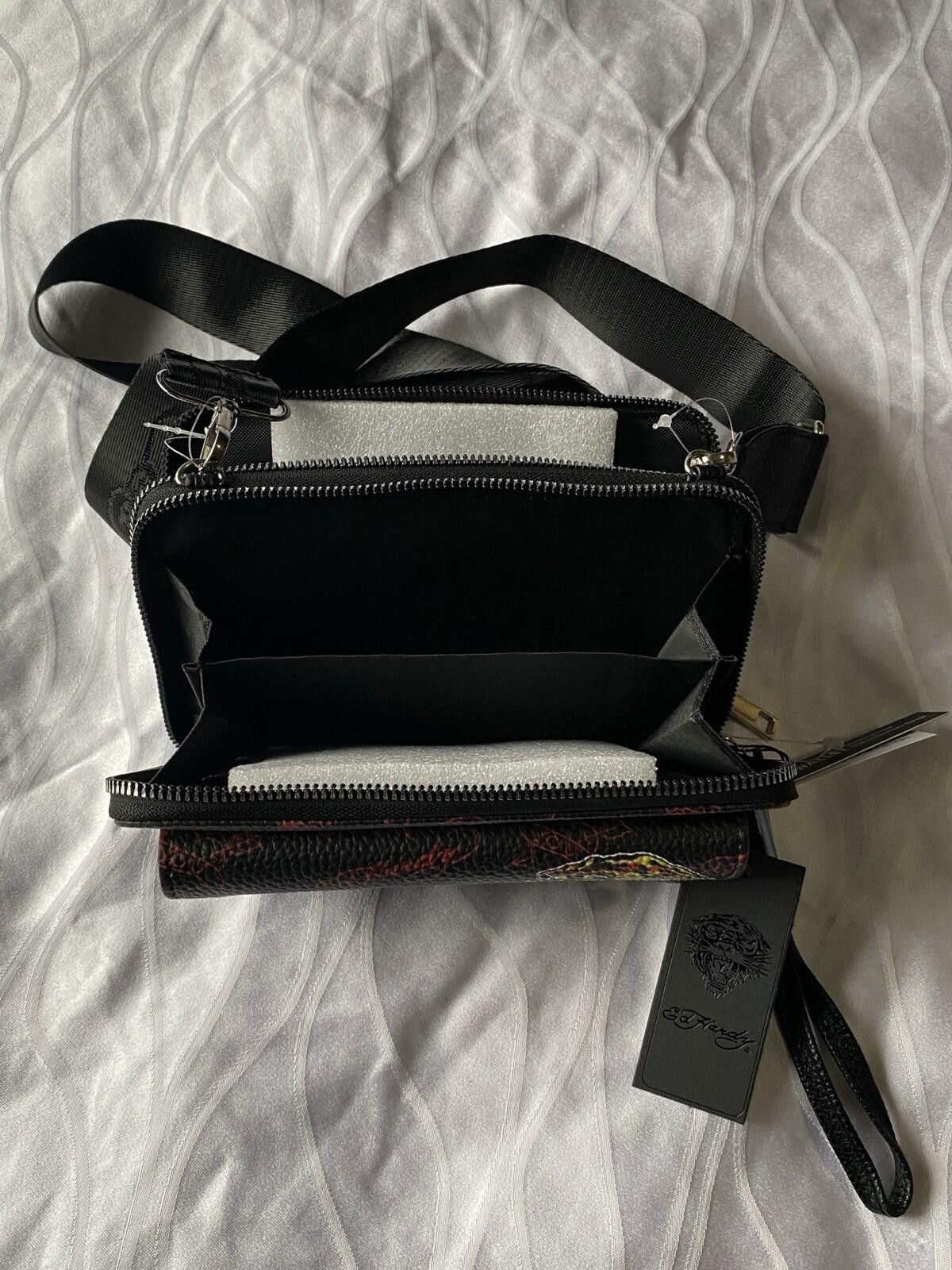 Ed Hardy NWT Ed Hardy Zip Wallet/Wristlet, Tiger/Black&Red Size ONE SIZE - 3 Thumbnail