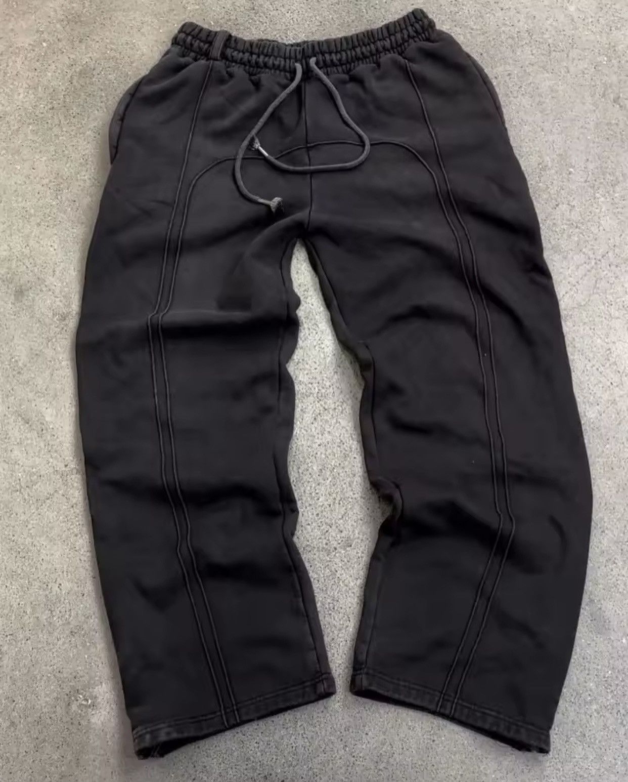 Vintage Harajuku Retro Splicing Oversized Sweatpants Size US 31 - 4 Thumbnail