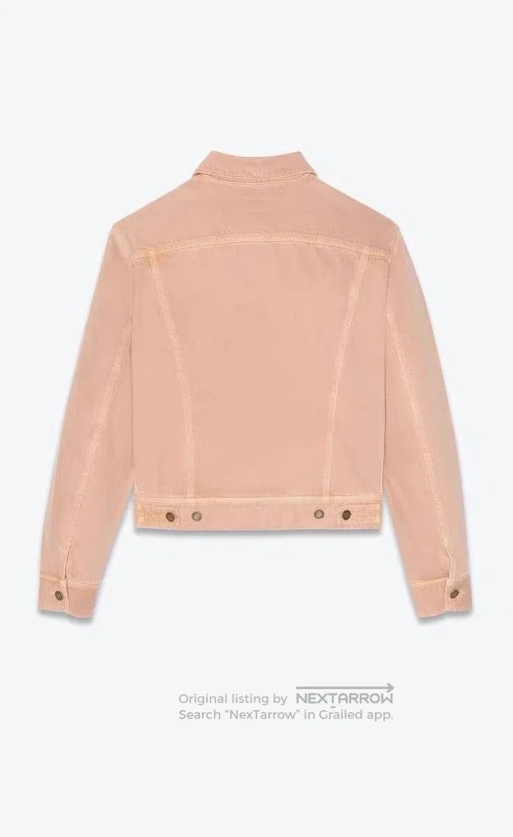 Saint Laurent Paris Saint Laurent Women's Beige Denim Jacket. Size US S / EU 44-46 / 1 - 8 Thumbnail