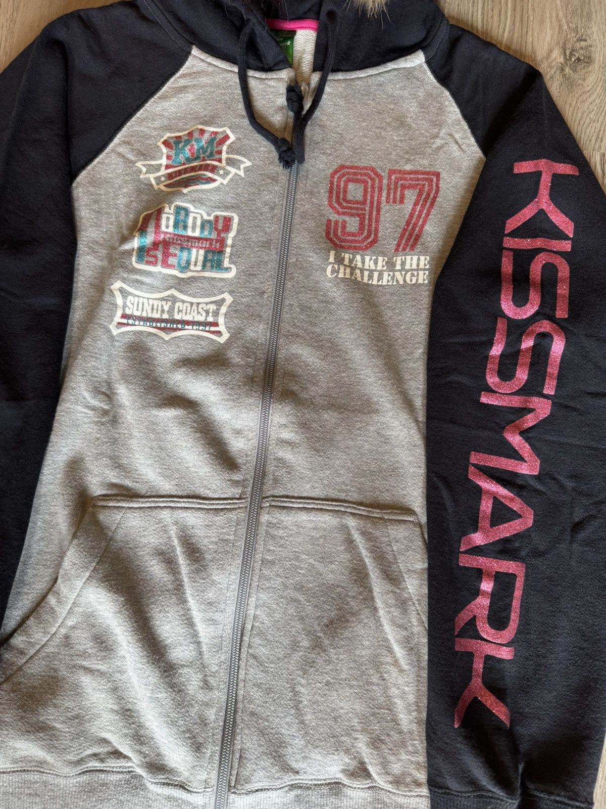 Japanese Brand KISS MARK WITH FUR HOODIE LIKE IFSIXWASNINE STYLE Size US L / EU 52-54 / 3 - 3 Thumbnail