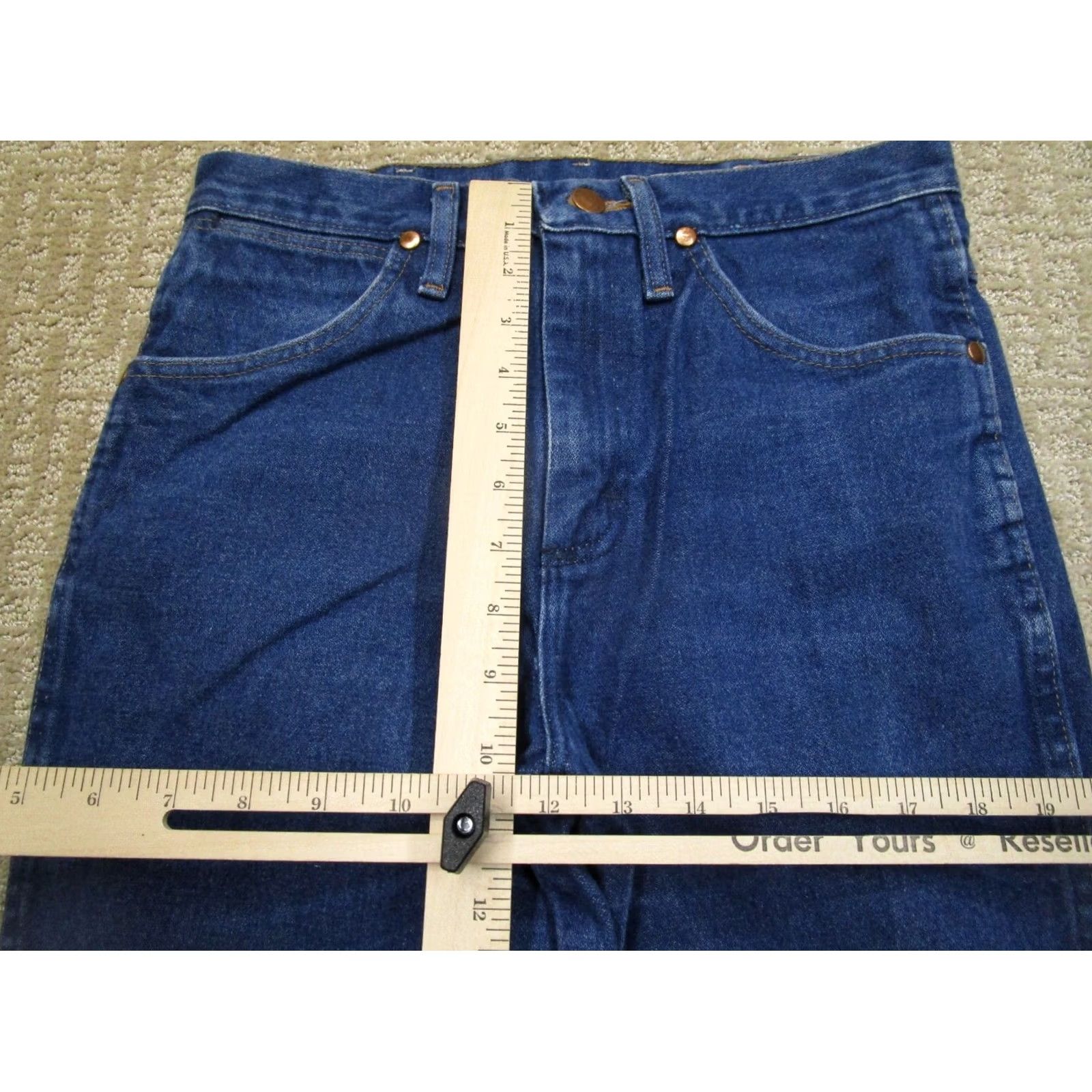 Wrangler Wrangler Jeans Men 28x32 Blue Cowboy Cut Slim Fit Western Pants Dark Wash Rodeo Jeans Mens Slim Size US 28 / EU 44 - 6 Thumbnail