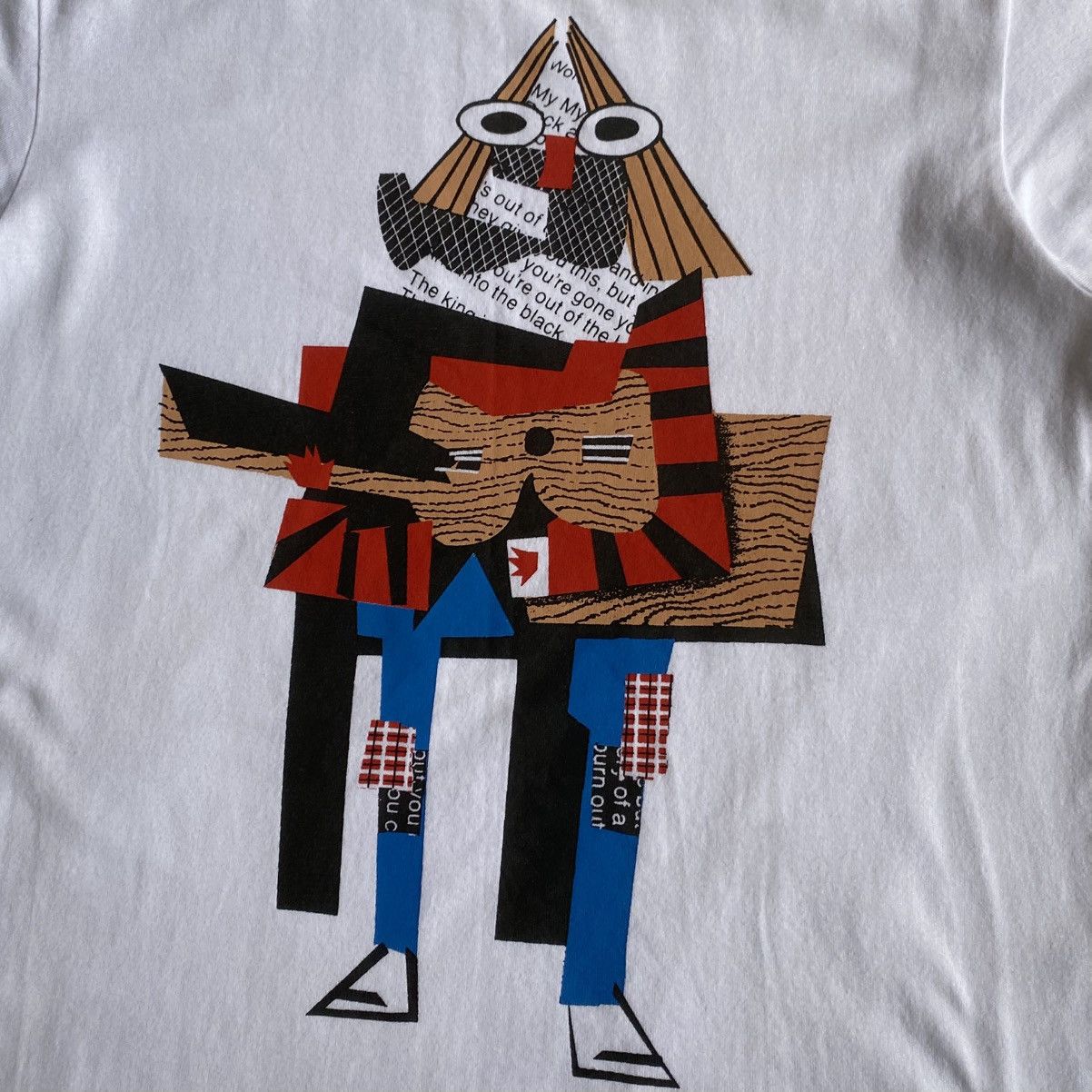 Number (N)ine SS08 “Birds” Abstract Kurt Cobain T Shirt Size US M / EU 48-50 / 2 - 3 Thumbnail