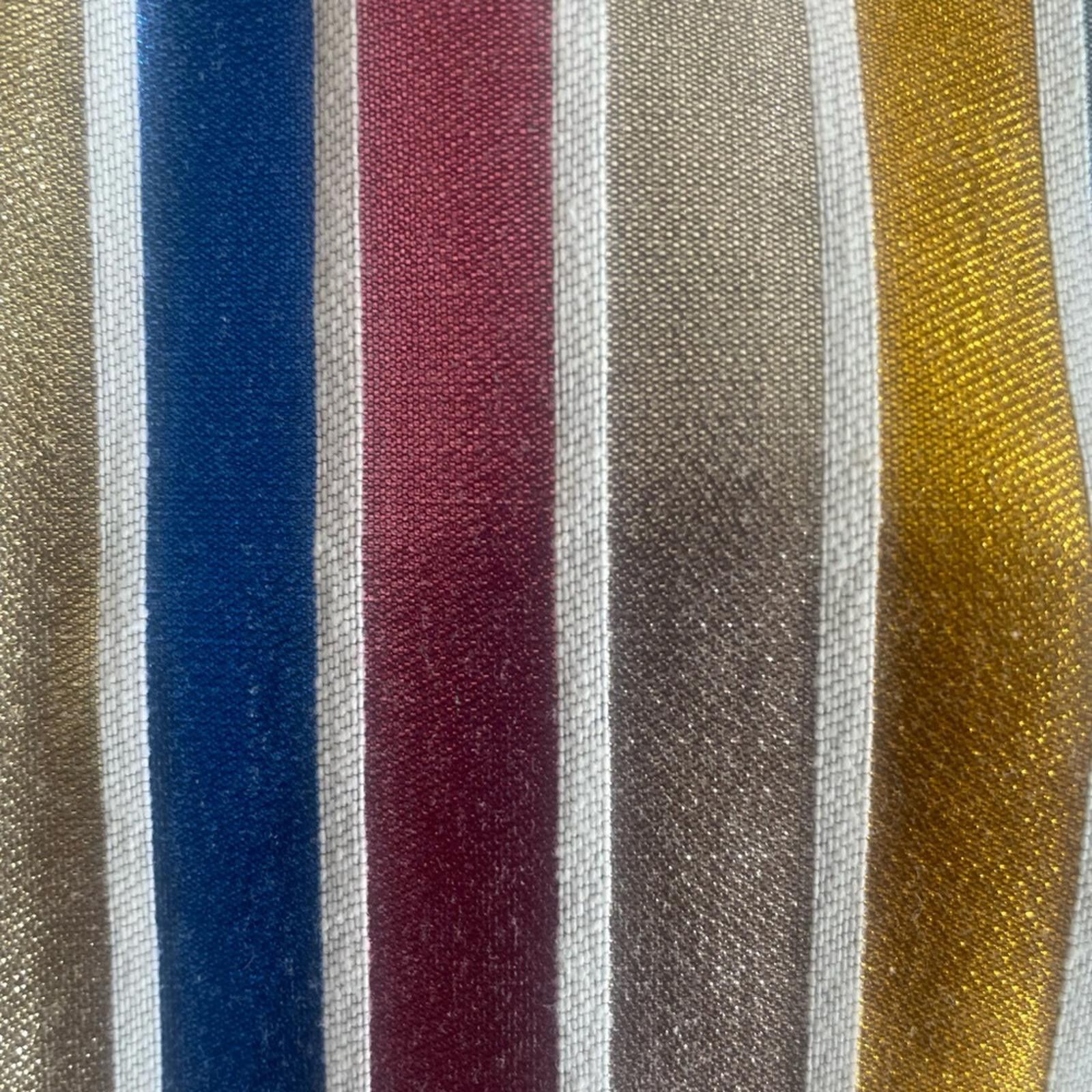 Other DMN Demain Paris Metallic Multicolor Striped Pencil Skirt Size 27" / US 4 / IT 40 - 5 Thumbnail