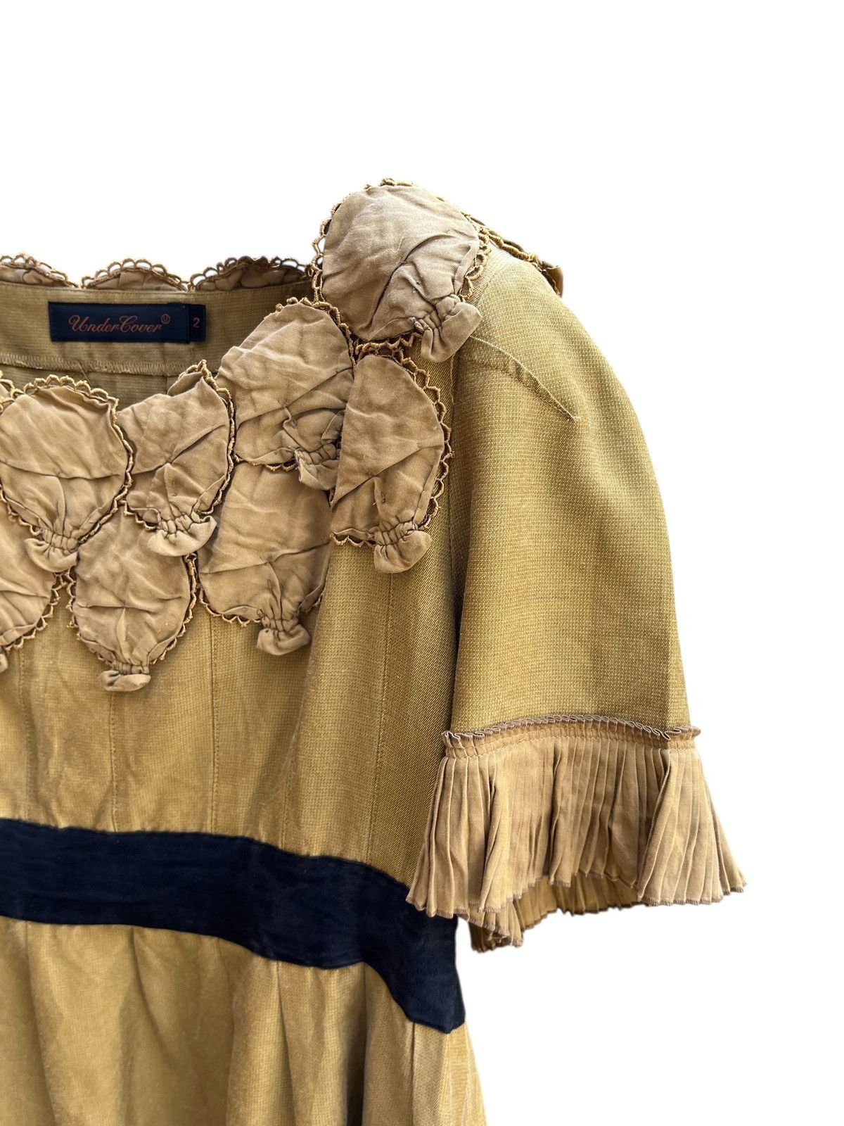 Undercover 2007 Undercover Gold Silk Mini Skull Detail Dress Size M / US 6-8 / IT 42-44 - 8 Thumbnail