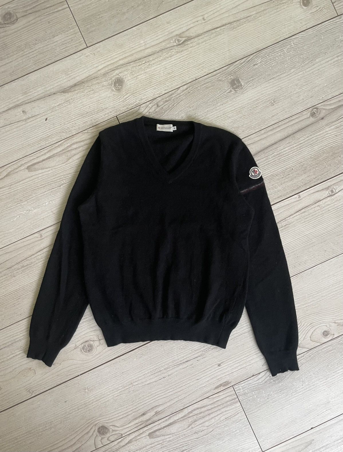 Moncler Moncler Logo Wool sweatshirt Size US M / EU 48-50 / 2 - 1 Thumbnail