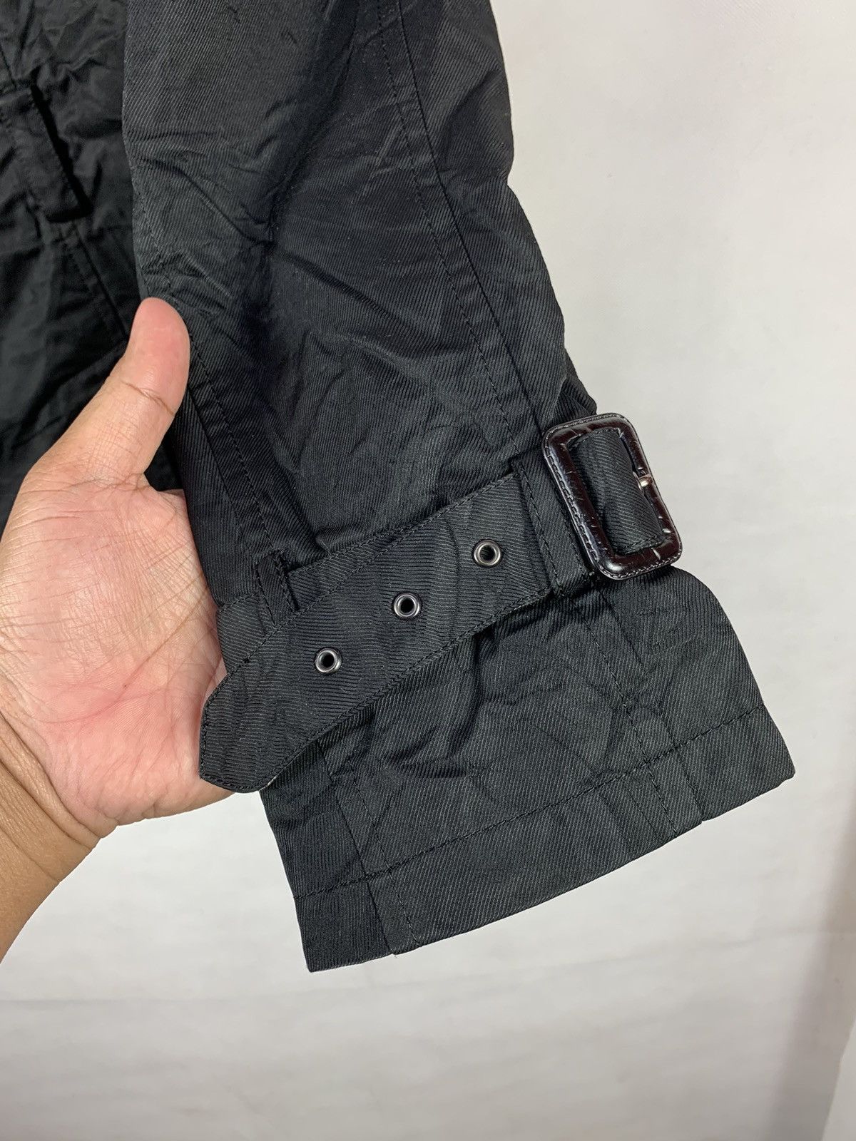 Japanese Brand Steals! Double Breasted Button Casual Waxed Jacket Coat Size US S / EU 44-46 / 1 - 5 Thumbnail