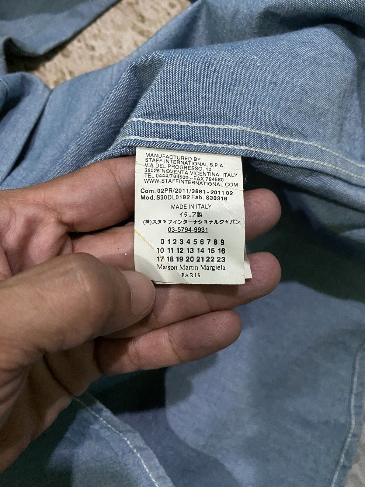 Maison Margiela Maison Margiela 2011aw Denim Shirt Size US S / EU 44-46 / 1 - 9 Thumbnail