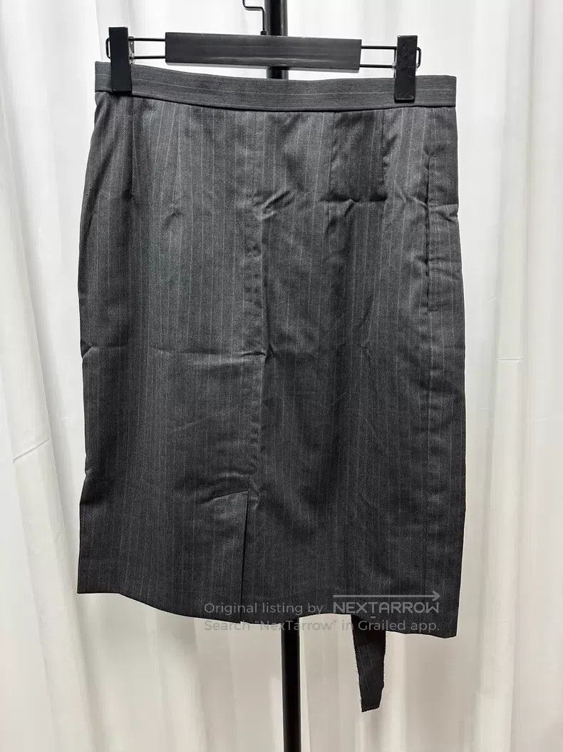 Comme des Garcons Comme des Garcons size M Torn Wool Skirt Size 22" - 3 Thumbnail