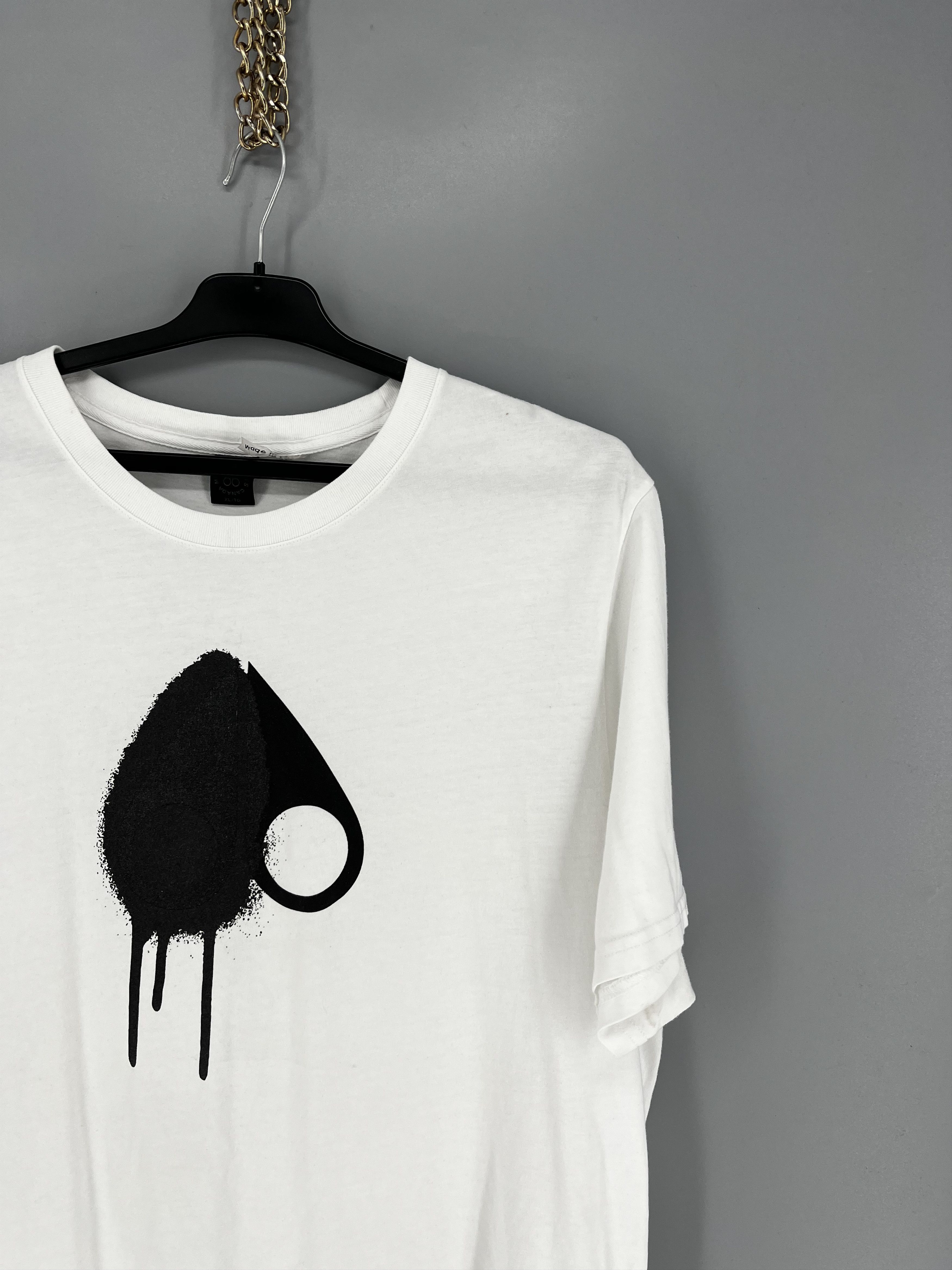 Moose Knuckles Moose Knuckles Augustine T-shirt White With Logo Print Size US XL / EU 56 / 4 - 5 Thumbnail