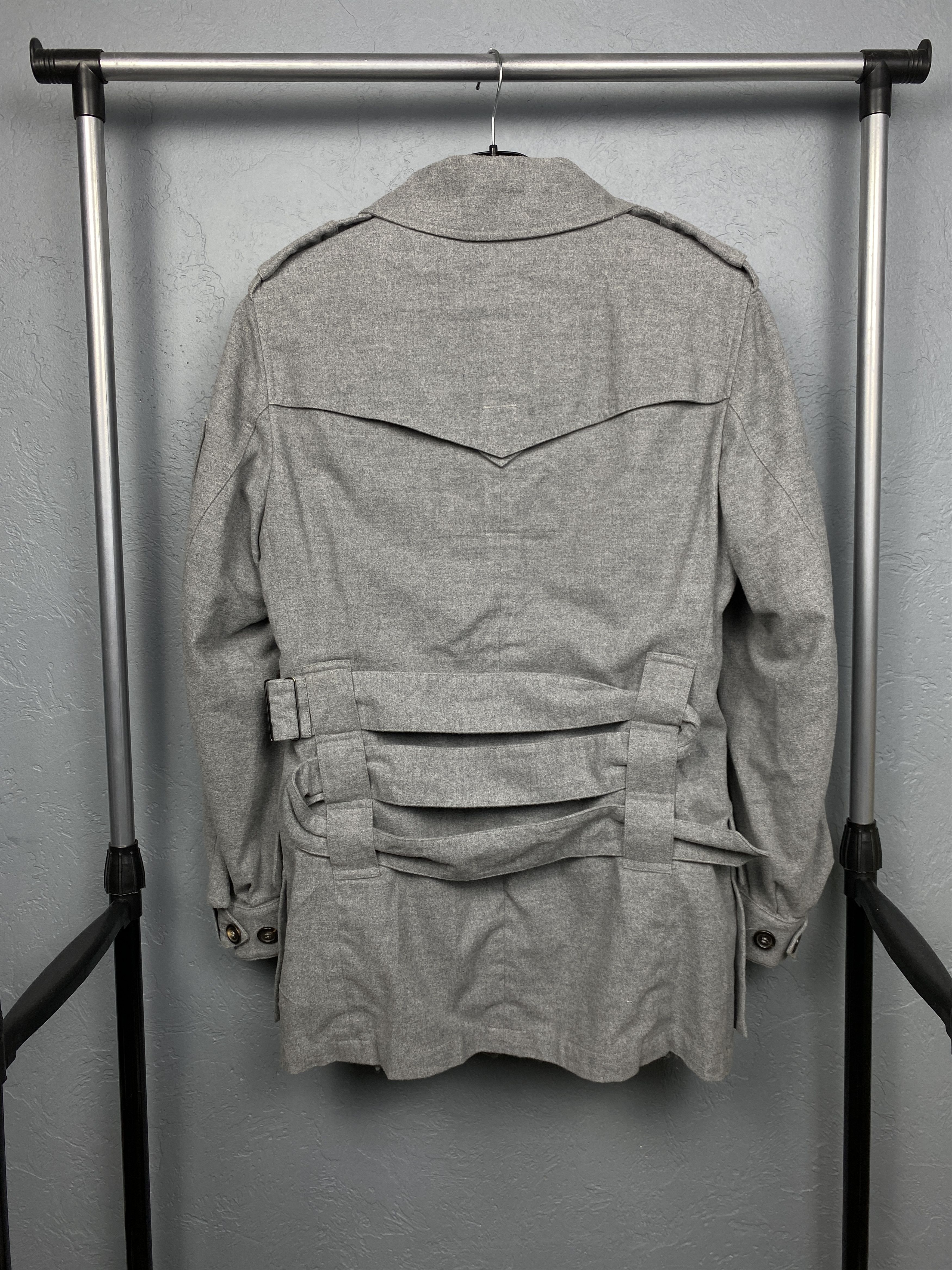 Yves Saint Laurent Yves Saint Laurent YSL Mens Wool Coat Jacket with lining Size US S / EU 44-46 / 1 - 14 Thumbnail