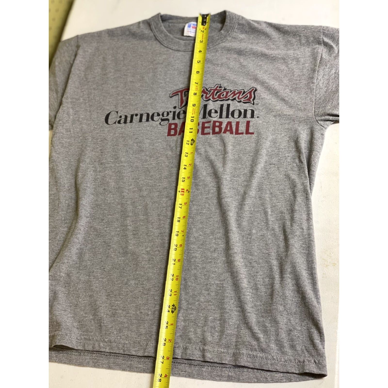 Vintage VINTAGE Carnegie Mellon Tartans T-Shirt Gray Short Sleeve M Men Size US M / EU 48-50 / 2 - 8 Thumbnail