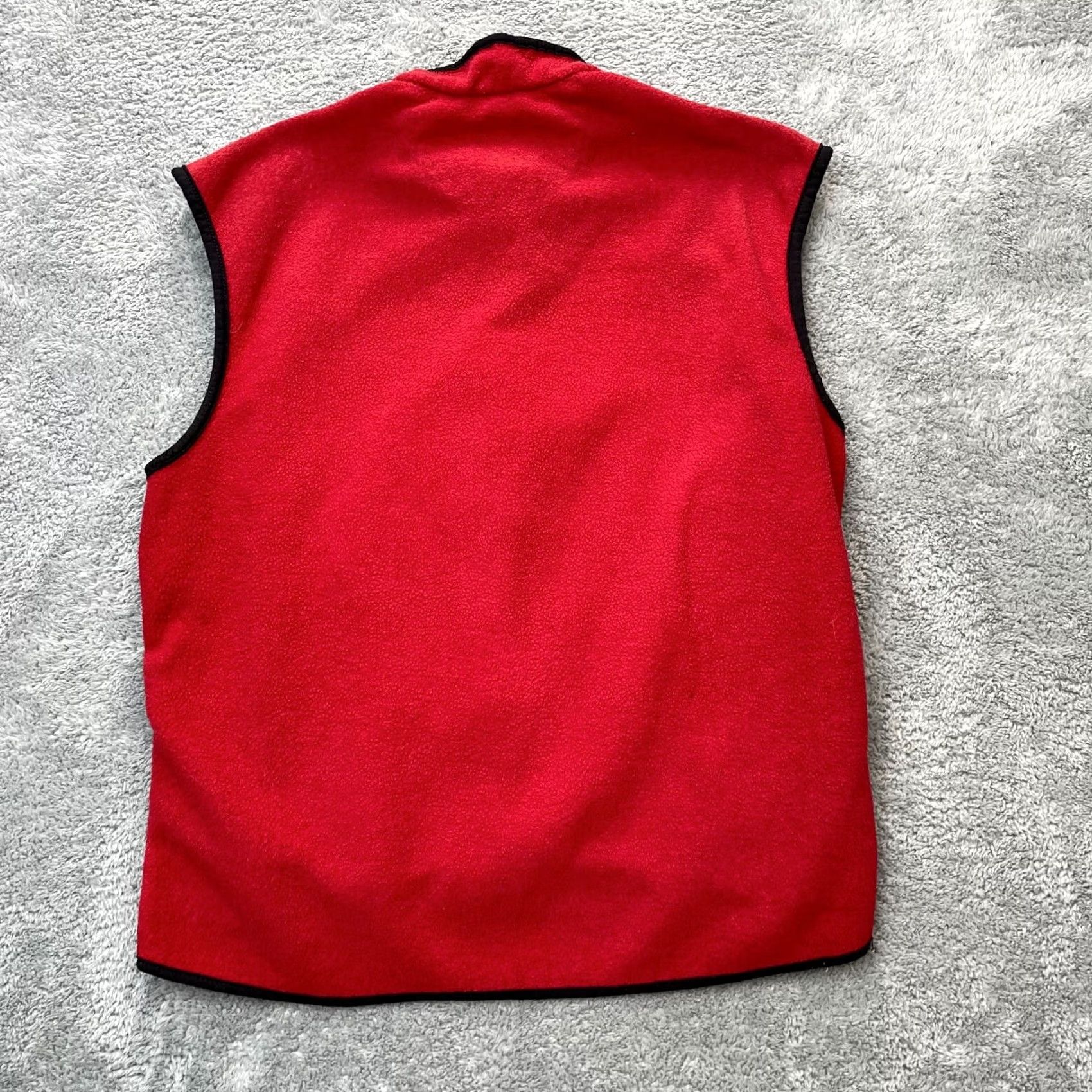 The North Face VINTAGE The North Face Vest Mens L Red Fleece Full Zip USA Gorp Hiking 90s Outdoor Theme Size US L / EU 52-54 / 3 - 5 Thumbnail