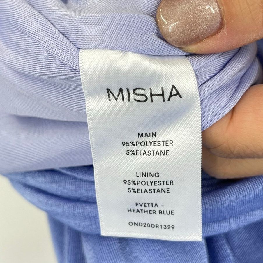 Other MISHA | Evetta Dress in Heather Blue Open Back Mini US 6 / M Size M / US 6-8 / IT 42-44 - 13 Thumbnail