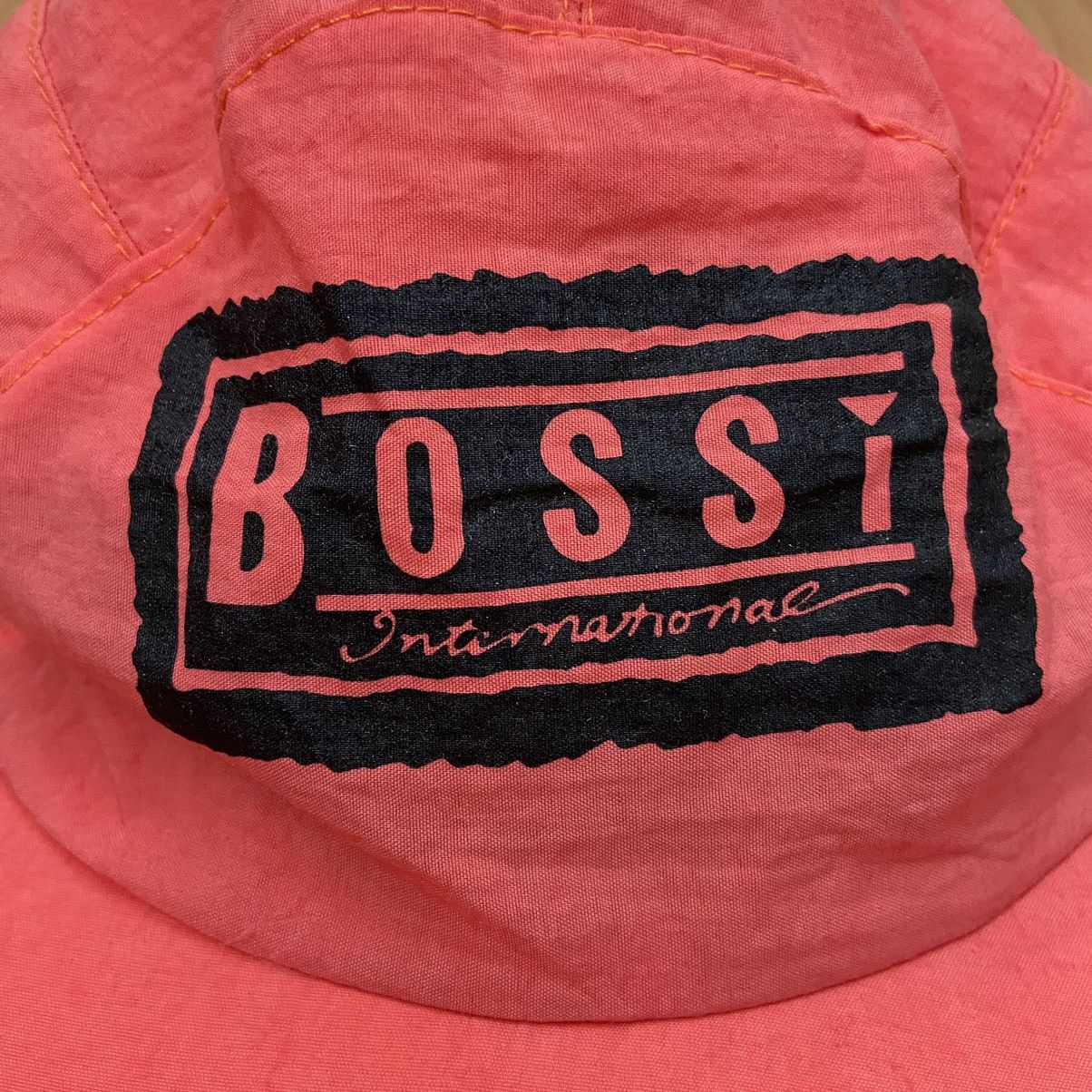 Vintage Vintage Bossi International Logo 5 Panel Nylon Hat Size ONE SIZE - 8 Thumbnail