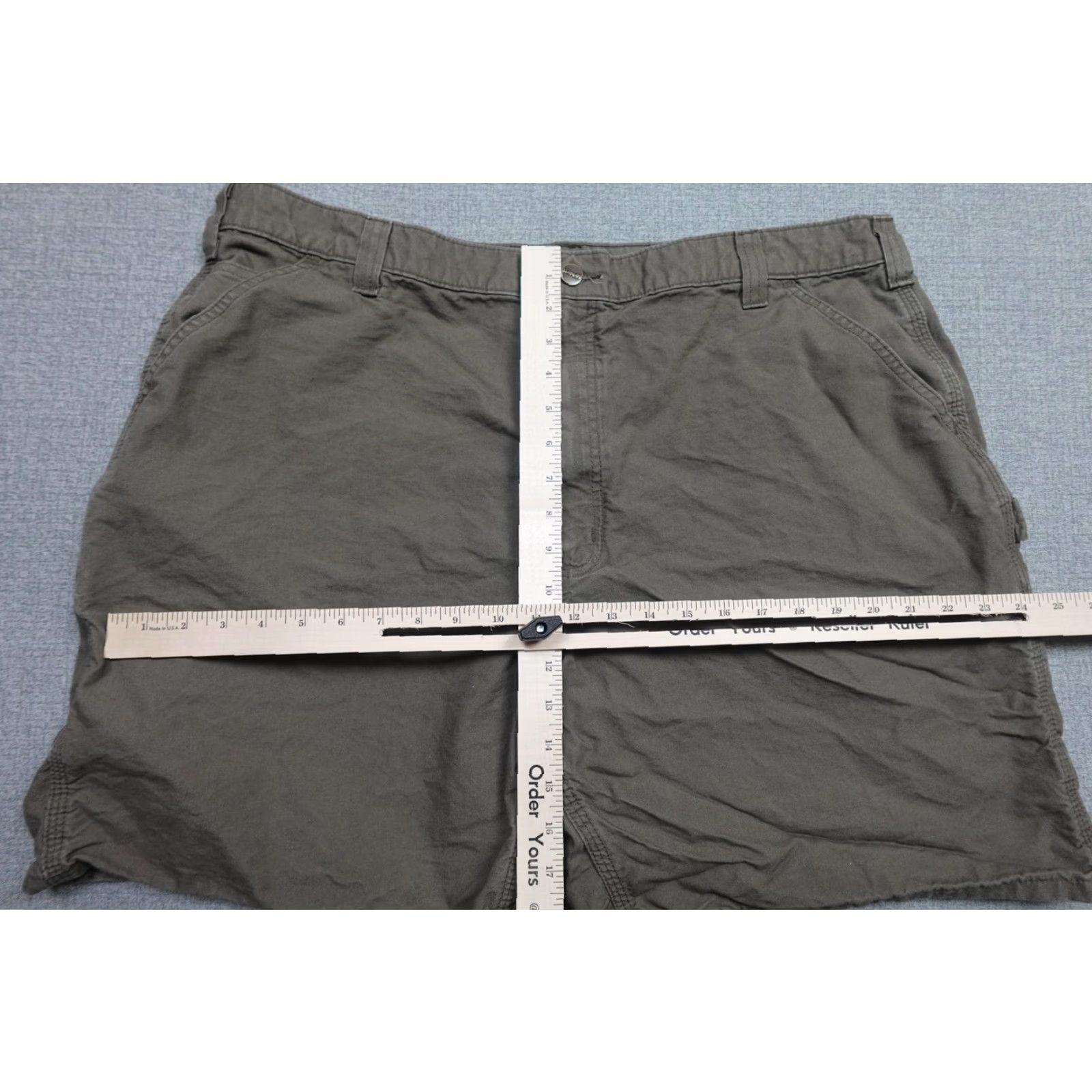 Carhartt Carhartt Mens Shorts Cargo Brown Canvas Work Utility 44 Waist Inseam 7 Size US 44 / EU 60 - 5 Thumbnail