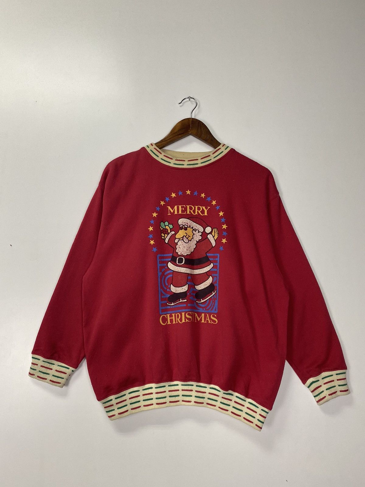 Vintage Vintage Marry Christmas Sweater Size US M / EU 48-50 / 2 - 2 Thumbnail