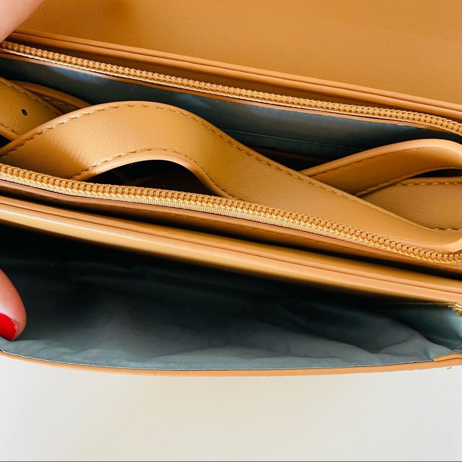 NEW PIXIE MOOD Vegan Leather Tan Brown Crossbody Purse Bag