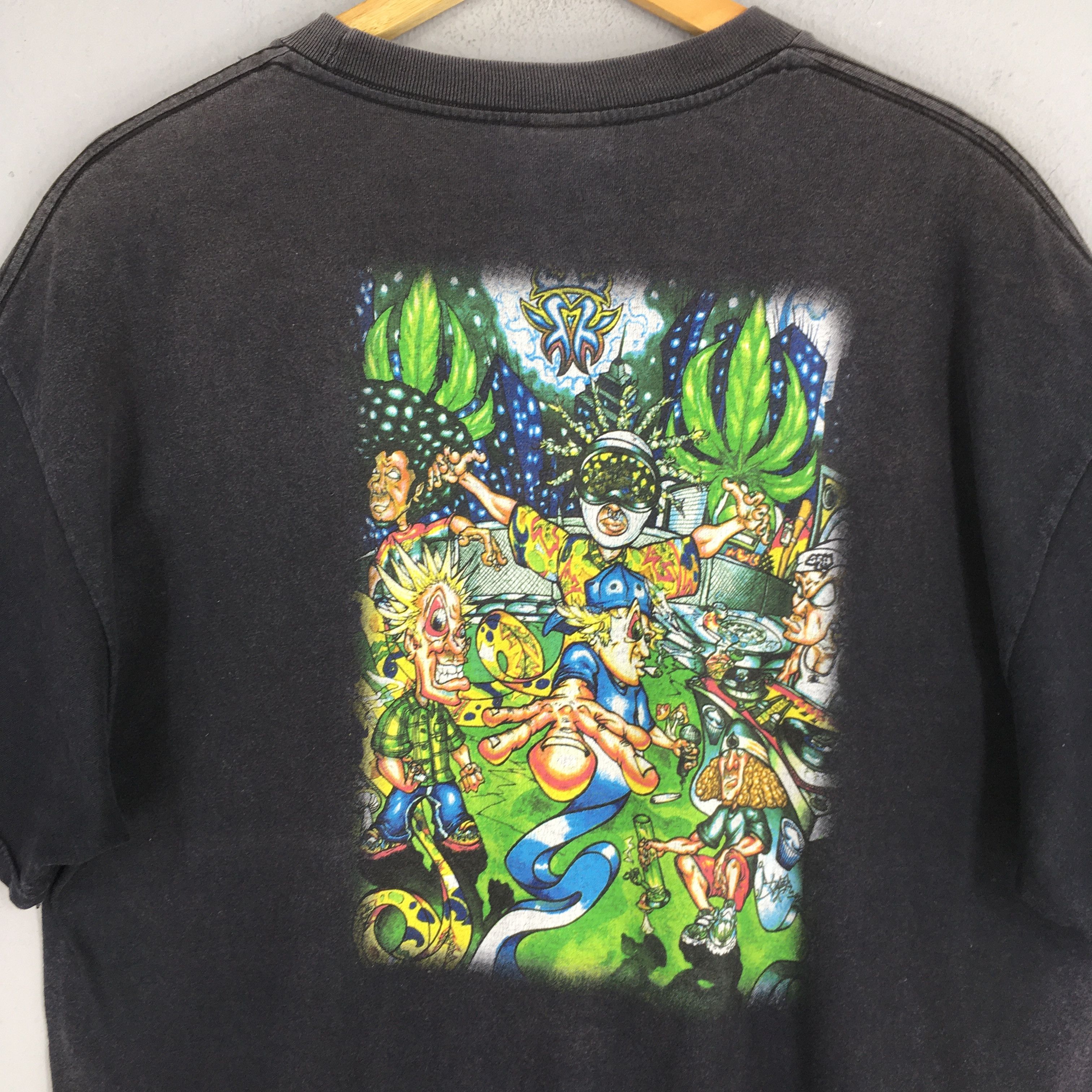 Band Tees Sun Faded Kottonmouth Kings Chino Hip Hop Tshirt XLarge Size US XL / EU 56 / 4 - 8 Thumbnail