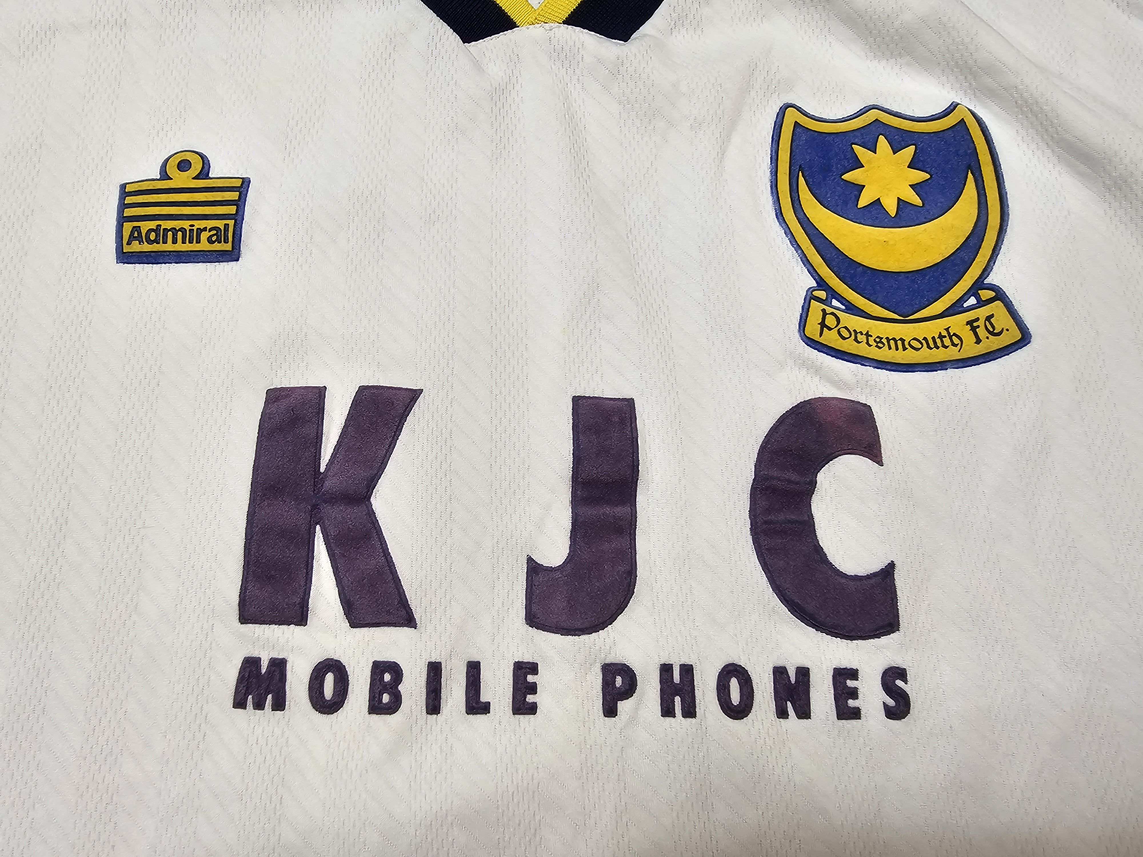 All Sport × Vintage PORTSMOUTH 1998 1999 THIRD FOOTBALL SHIRT SOCCER JERSEY Size US L / EU 52-54 / 3 - 3 Thumbnail