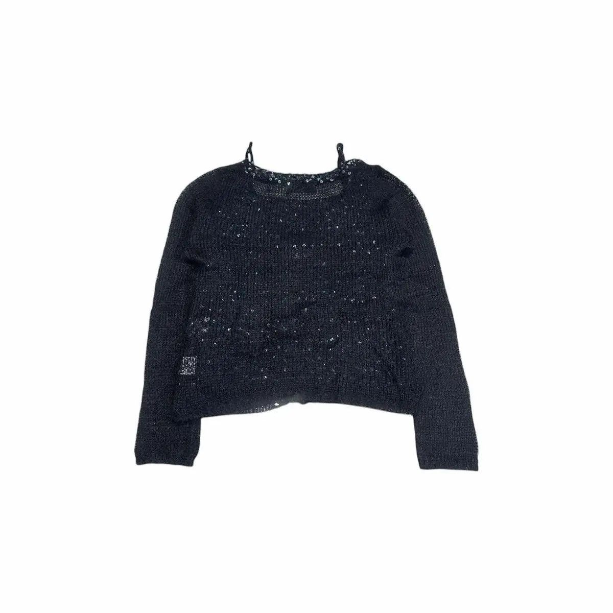 Hysteric Glamour × Japanese Brand × Tornado Mart ♟️ Sick Y2K Tornado Mart Knit Cardigan Sequin & Camisole Set Size M / US 6-8 / IT 42-44 - 10 Thumbnail