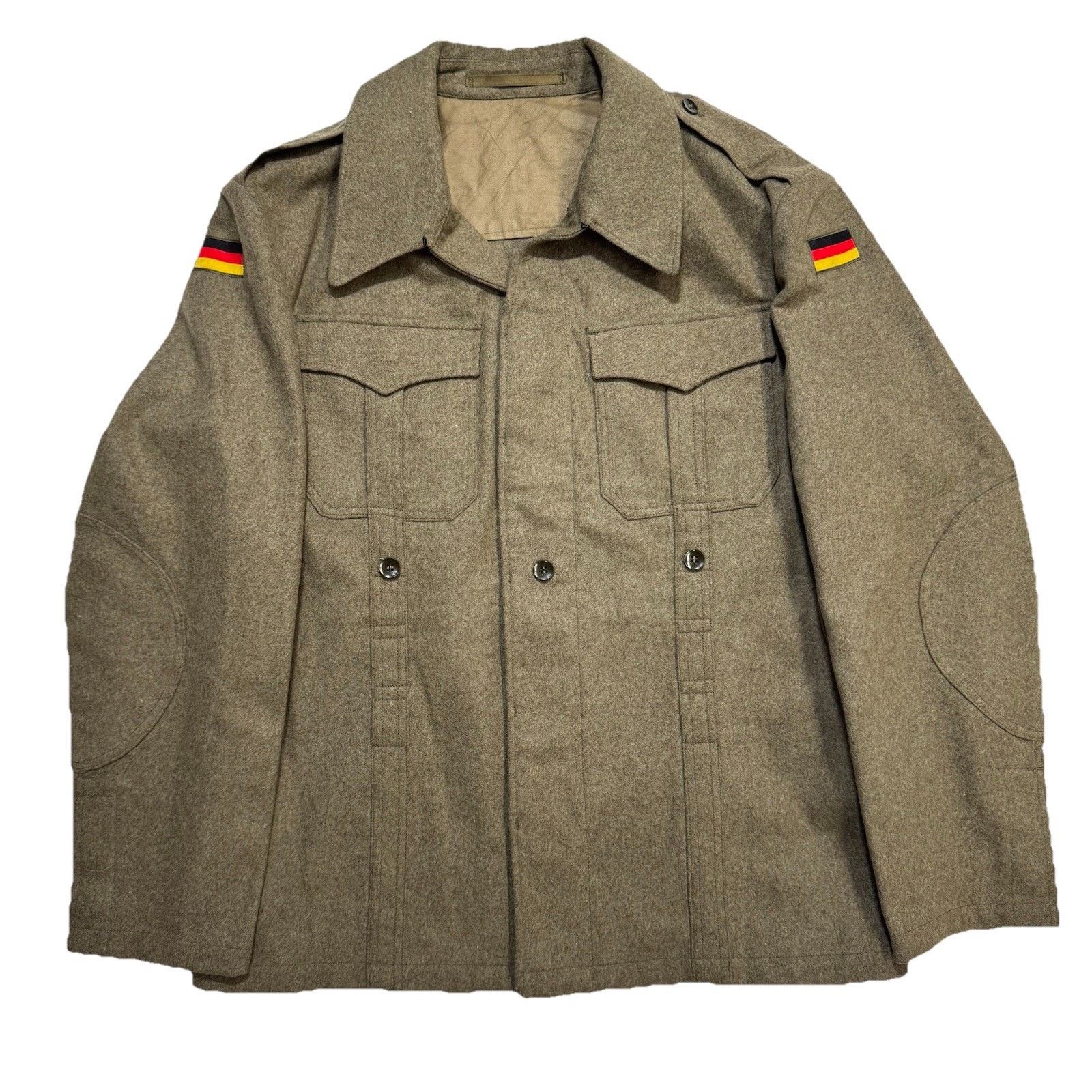 Other Vintage Authentic Wool Military Jacket MILITARY GEAR German Size US L / EU 52-54 / 3 - 1 Thumbnail