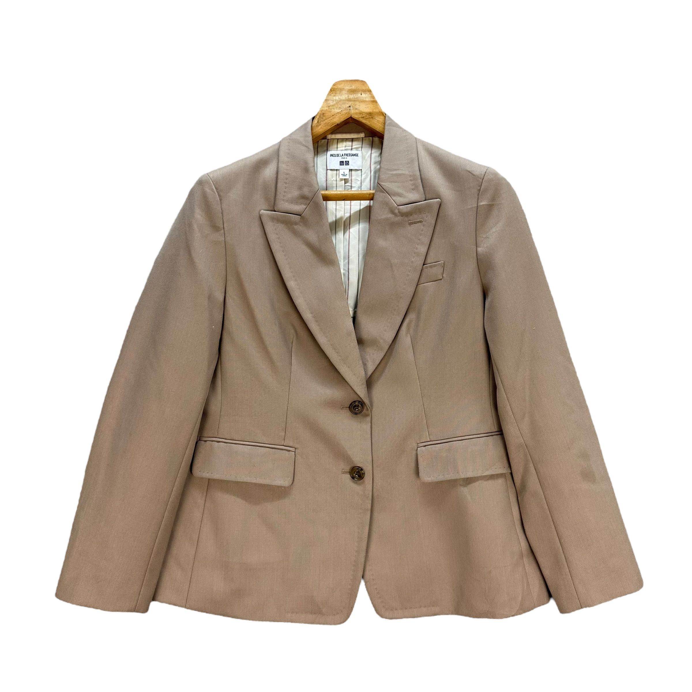 Uniqlo INES DE LA FRESSANGE Paris Suit Jacket Blazer #A16-0385 Size L / US 10 / IT 46 - 1 Thumbnail