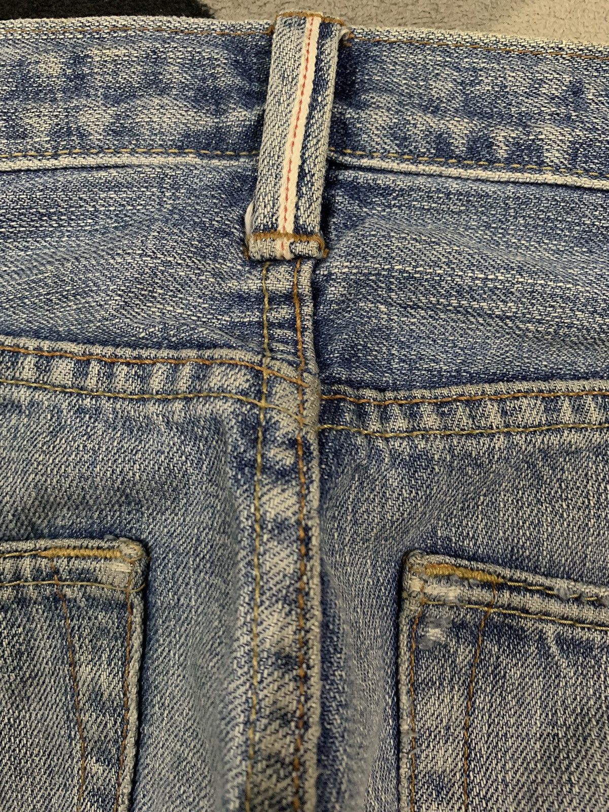 American Eagle Outfitters Vintage American Eagle Outfitters Selvedge Distressed Jeans Size US 32 / EU 48 - 14 Thumbnail