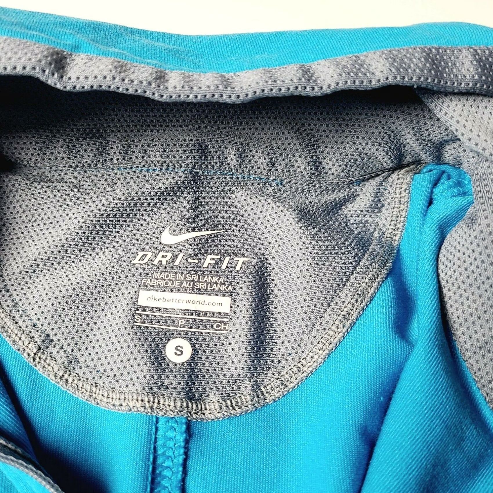 Nike Nike Dri-Fit 1/4 Zip Jacket Sweatshirt Pullover Womens Size S Teal Gray Sweatshirt Women S Nike Dri-Fit 1/4 Zip Jacket Pullover Activewear Slim Fit Size S / US 4 / IT 40 - 7 Thumbnail