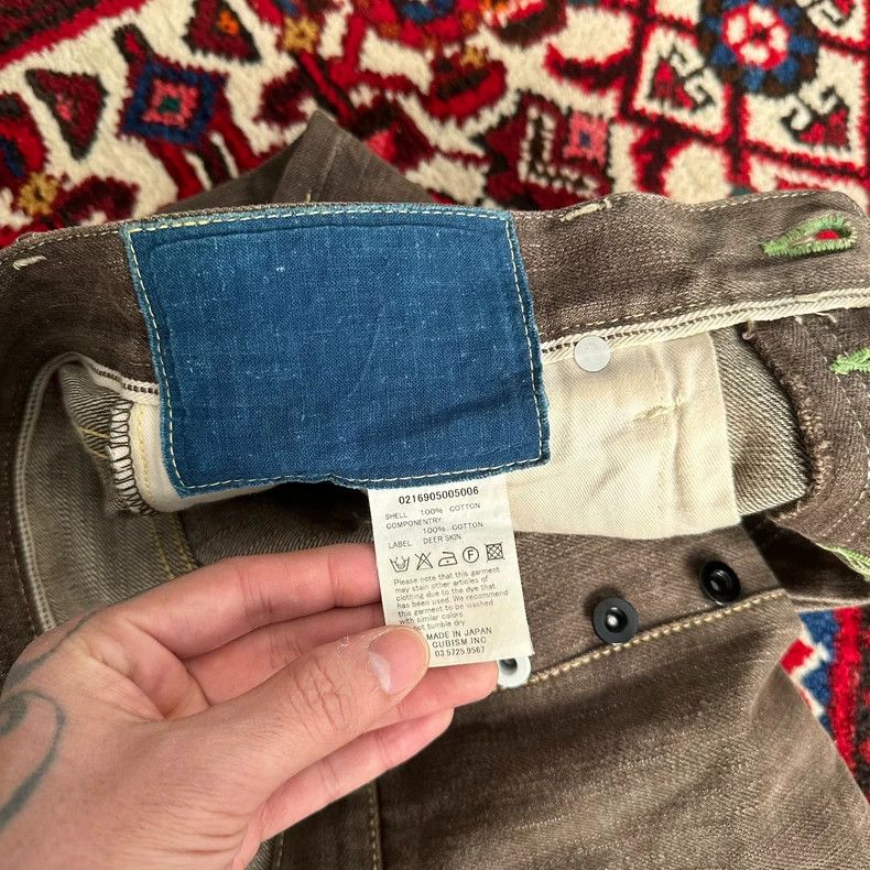 Visvim visvim size w32l30 16aw-01.2R Mud-dyed Jeans 2501-Nextarrow Size US 32 / EU 48 - 7 Thumbnail