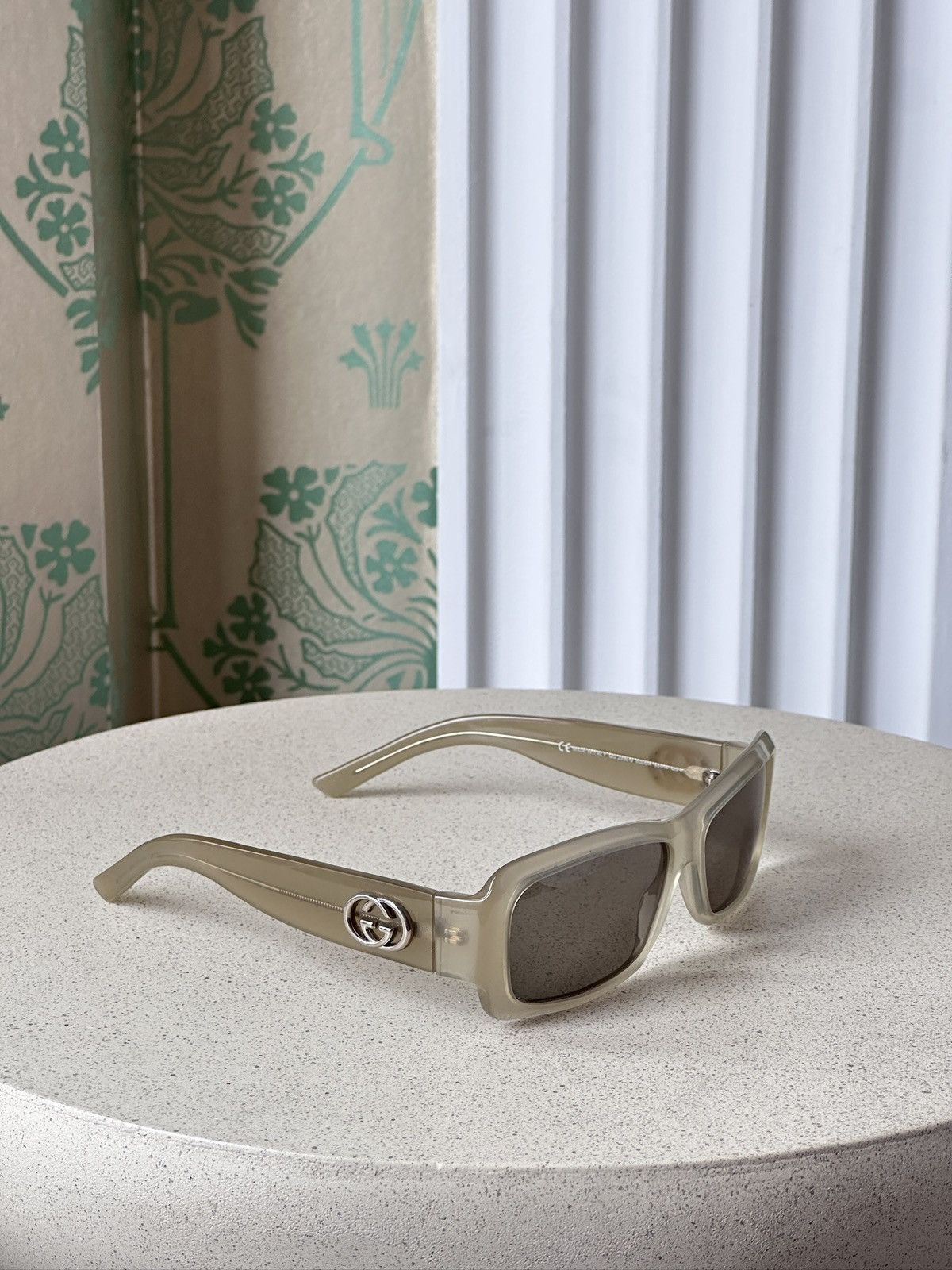 Gucci GICCI Oval GG Logo Transparent Sunglasses GG 2996/S Size ONE SIZE - 7 Thumbnail