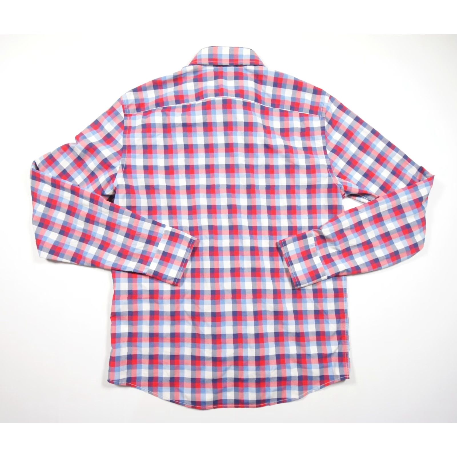 UNTUCKit UNTUCKit Plaid Shirt Mens Medium Button-Up Long Sleeve Slim Fit Stretch Multicolor Preppy Size US M / EU 48-50 / 2 - 4 Thumbnail