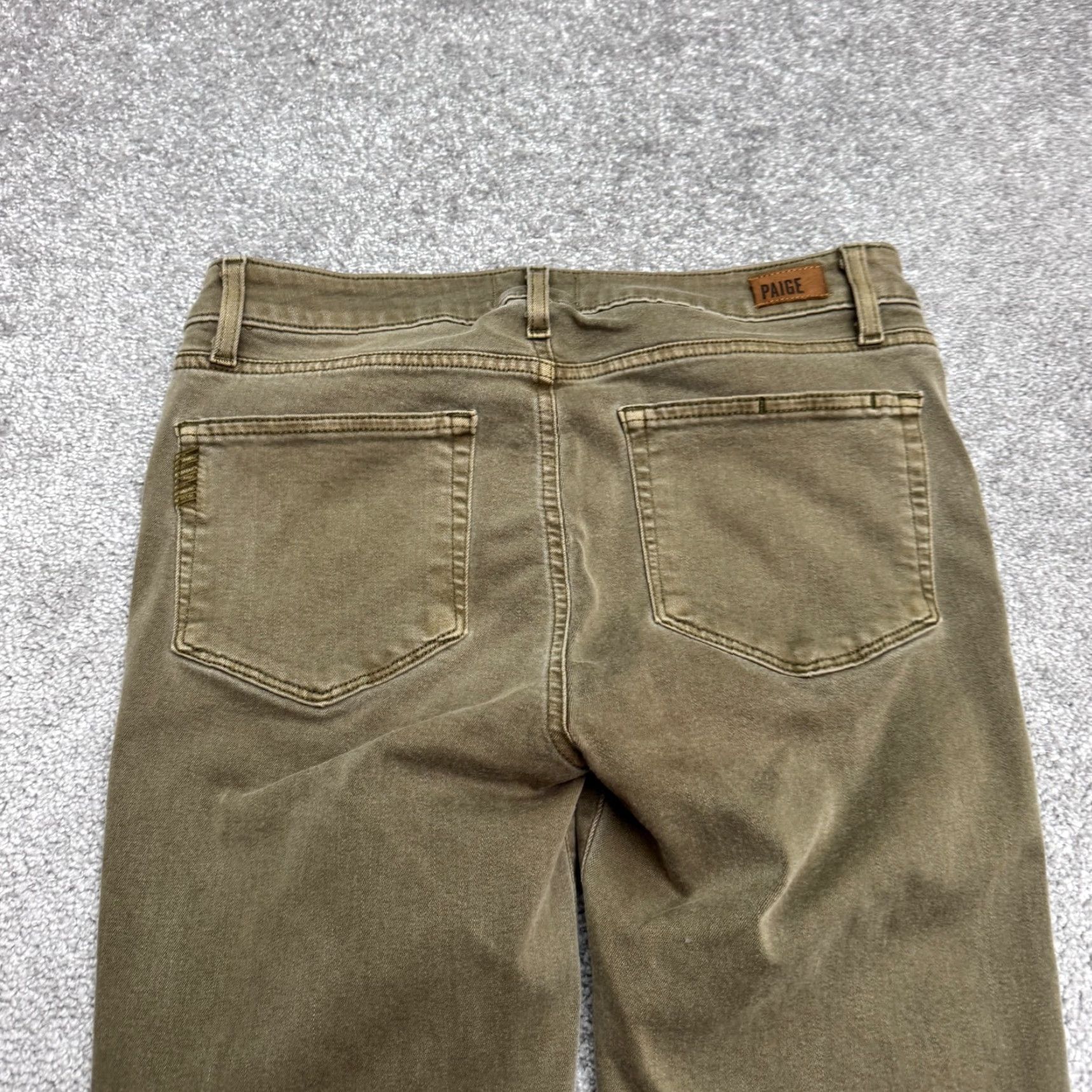 Paige Paige Verdugo Jeans Womens 30 Green Mid Rise Skinny Stretch Denim Casual City Outdoor 90s Mens Womens Girls? Size 30" / US 8 / IT 44 - 5 Thumbnail